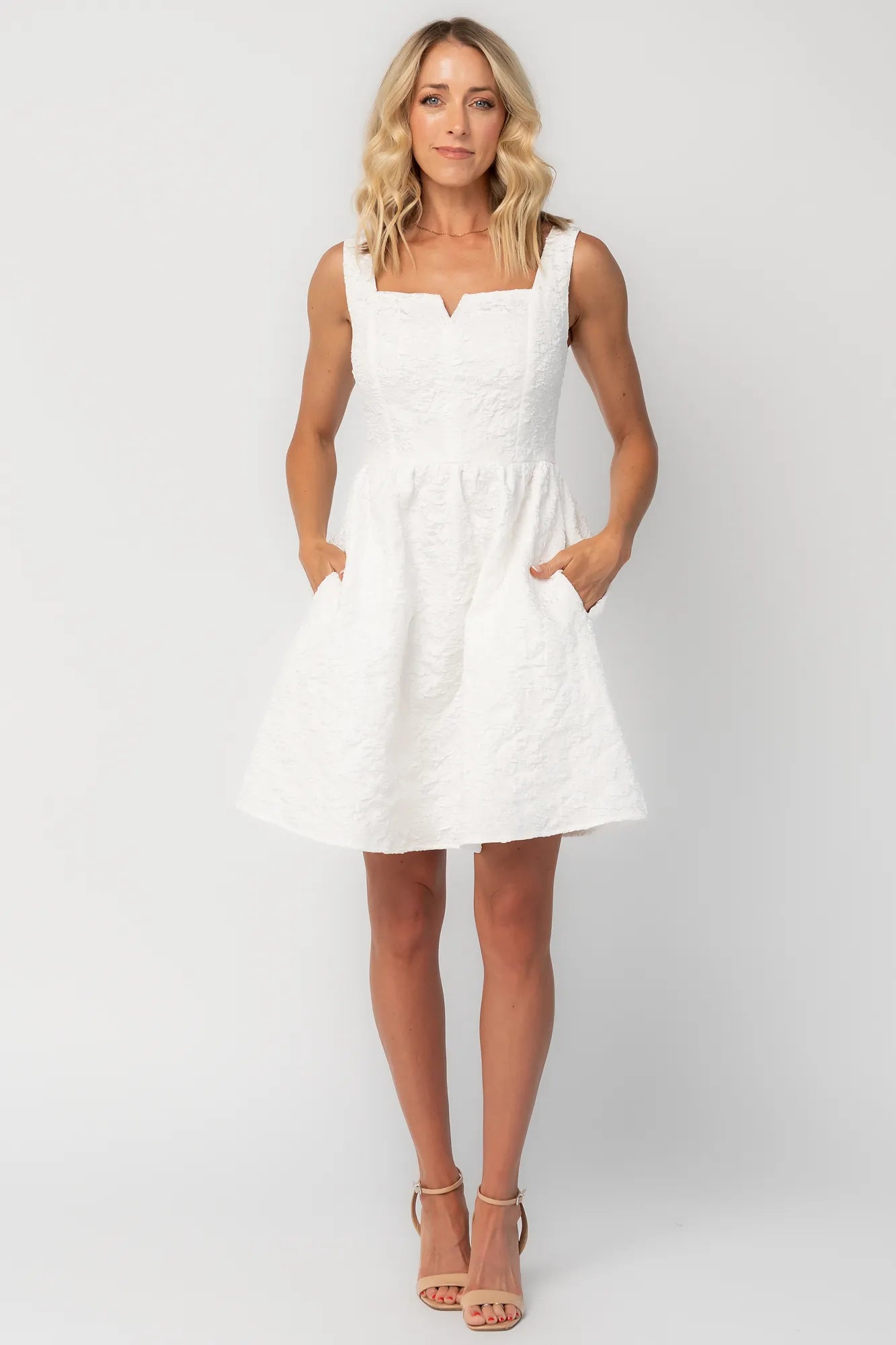 Fleur Short Dress | Ivory
