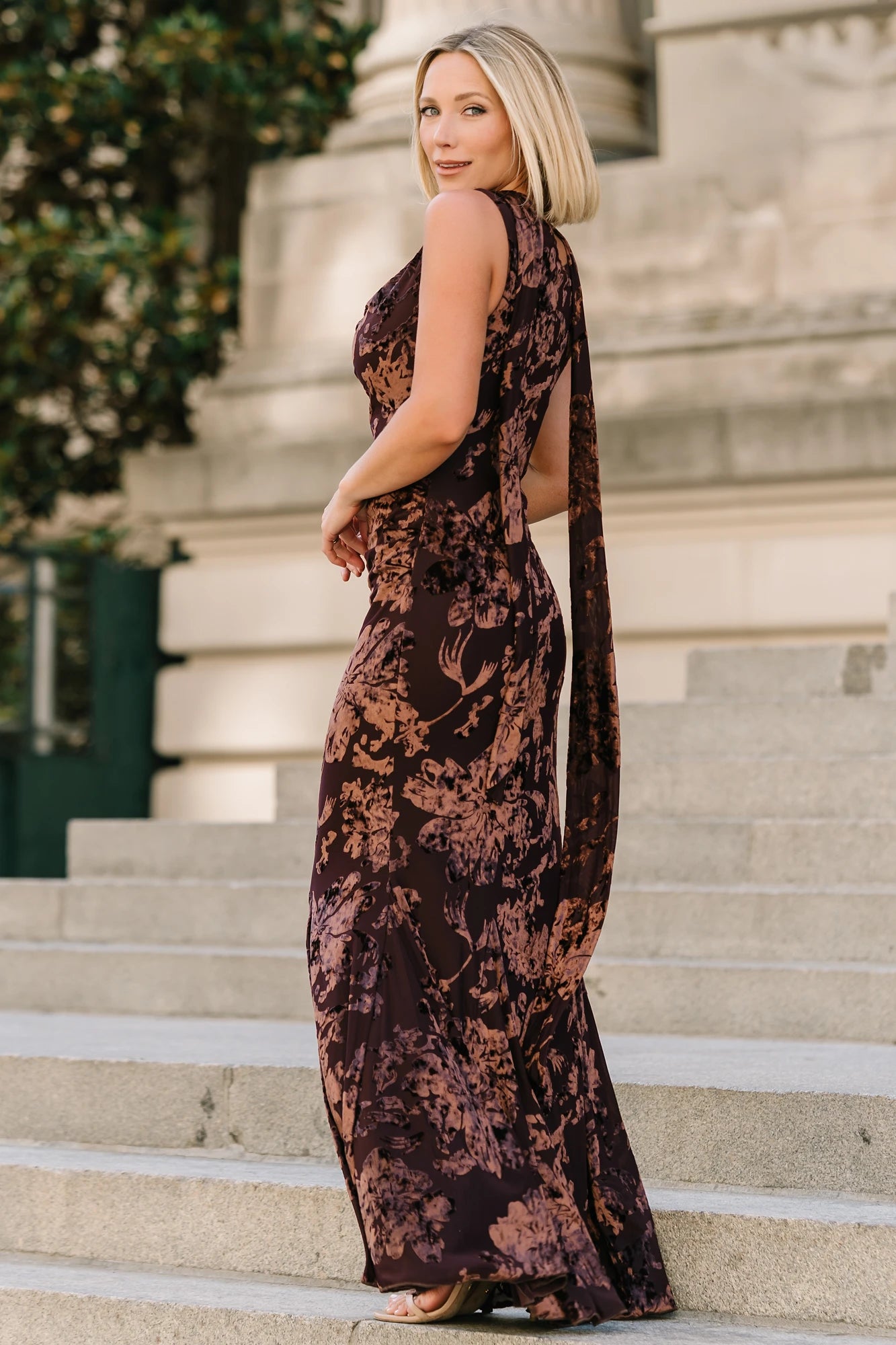 Juilliard Velvet Maxi Dress