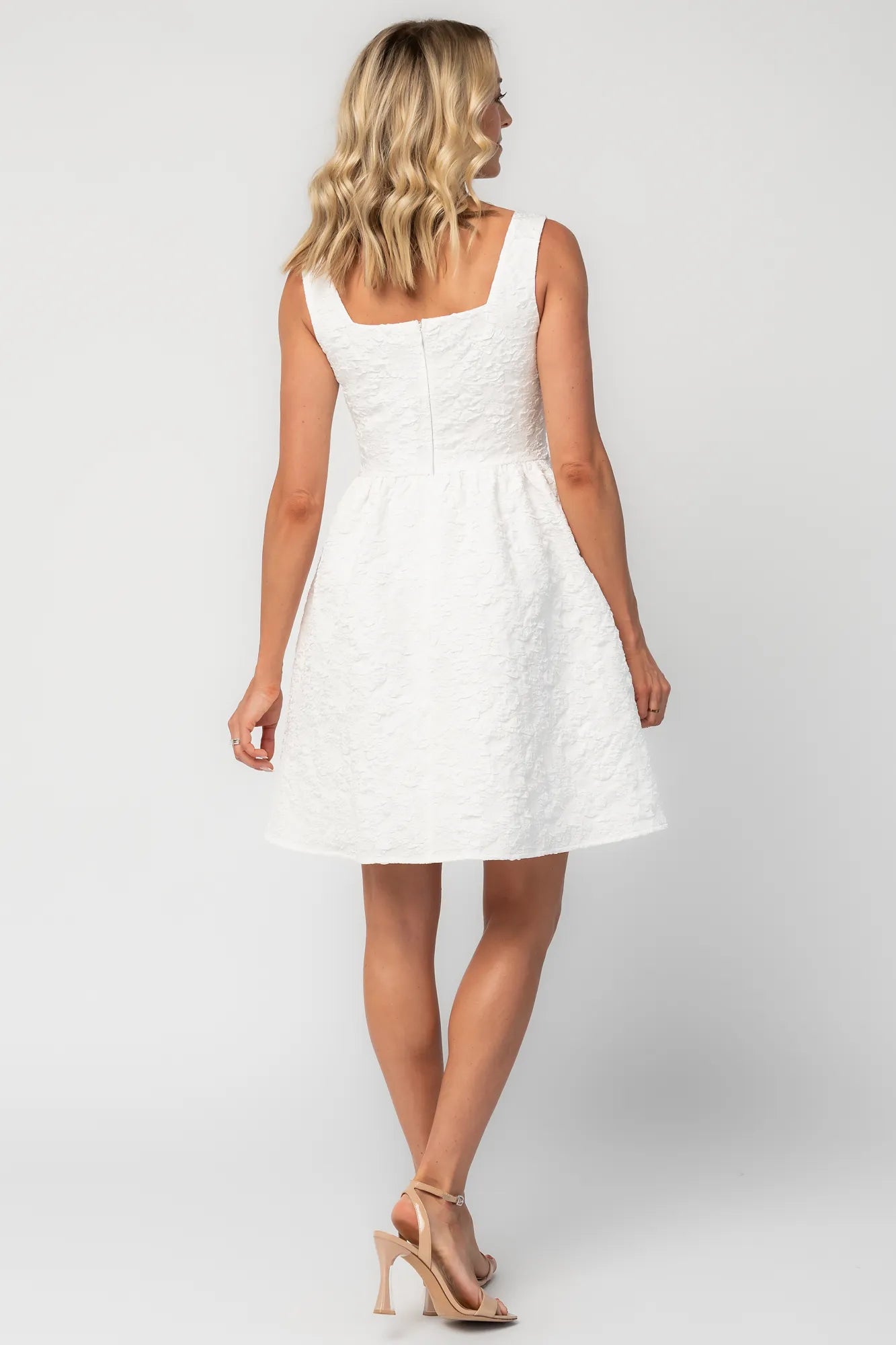 Fleur Short Dress | Ivory