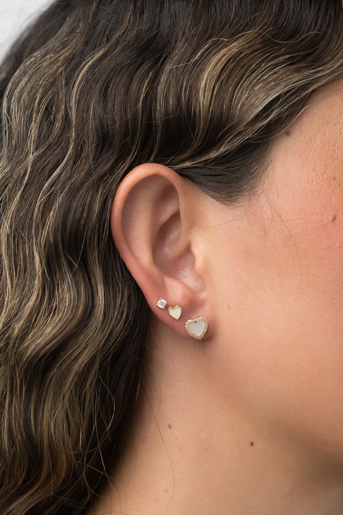 Roxanne Stud Earring Set | Gold