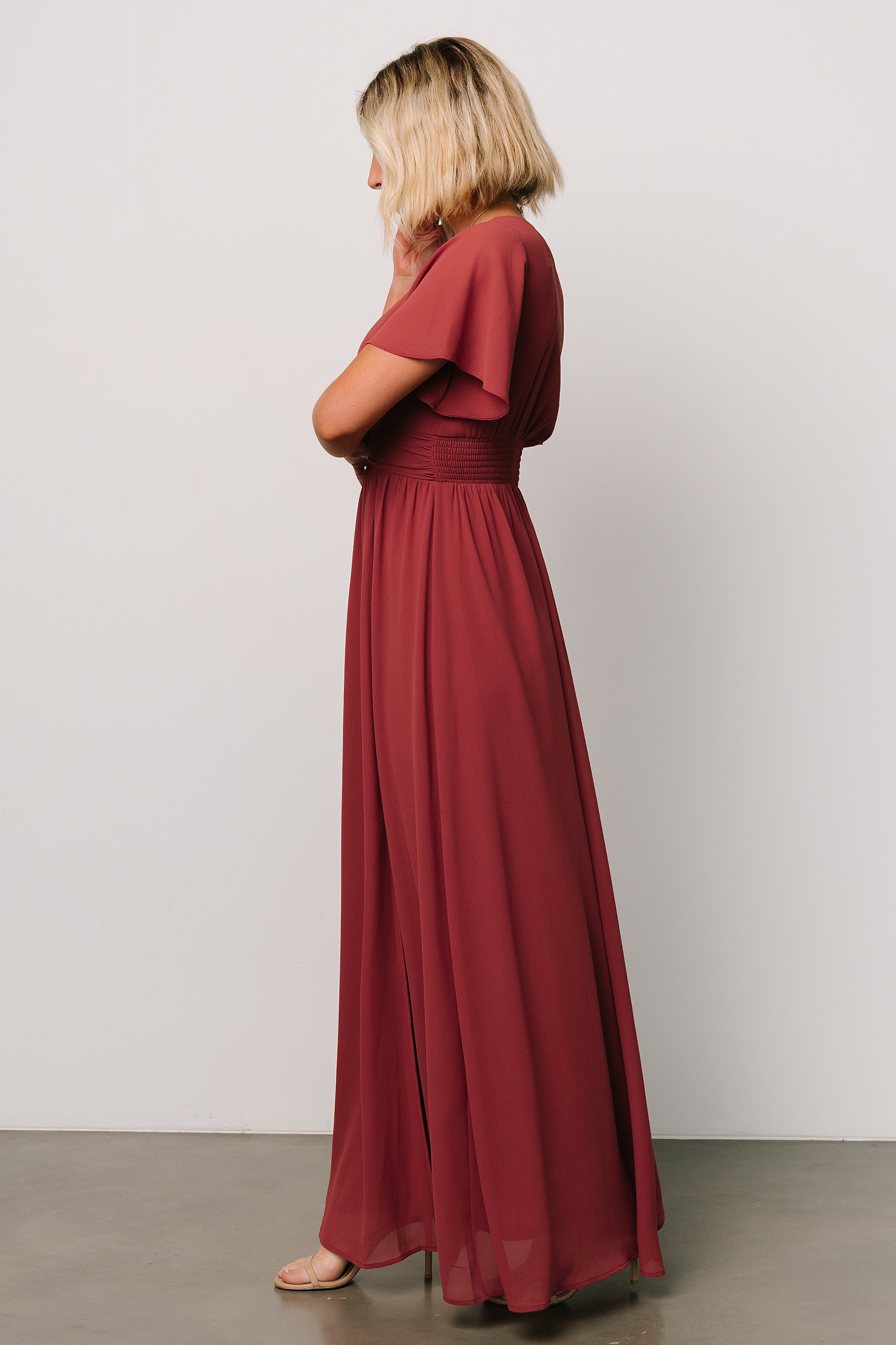 Baltic Born Womens Ramona Maxi Dress | Terracotta | Size: XS Baltic Born Womens Ramona Maxi Dress | Terracotta | Size: XS