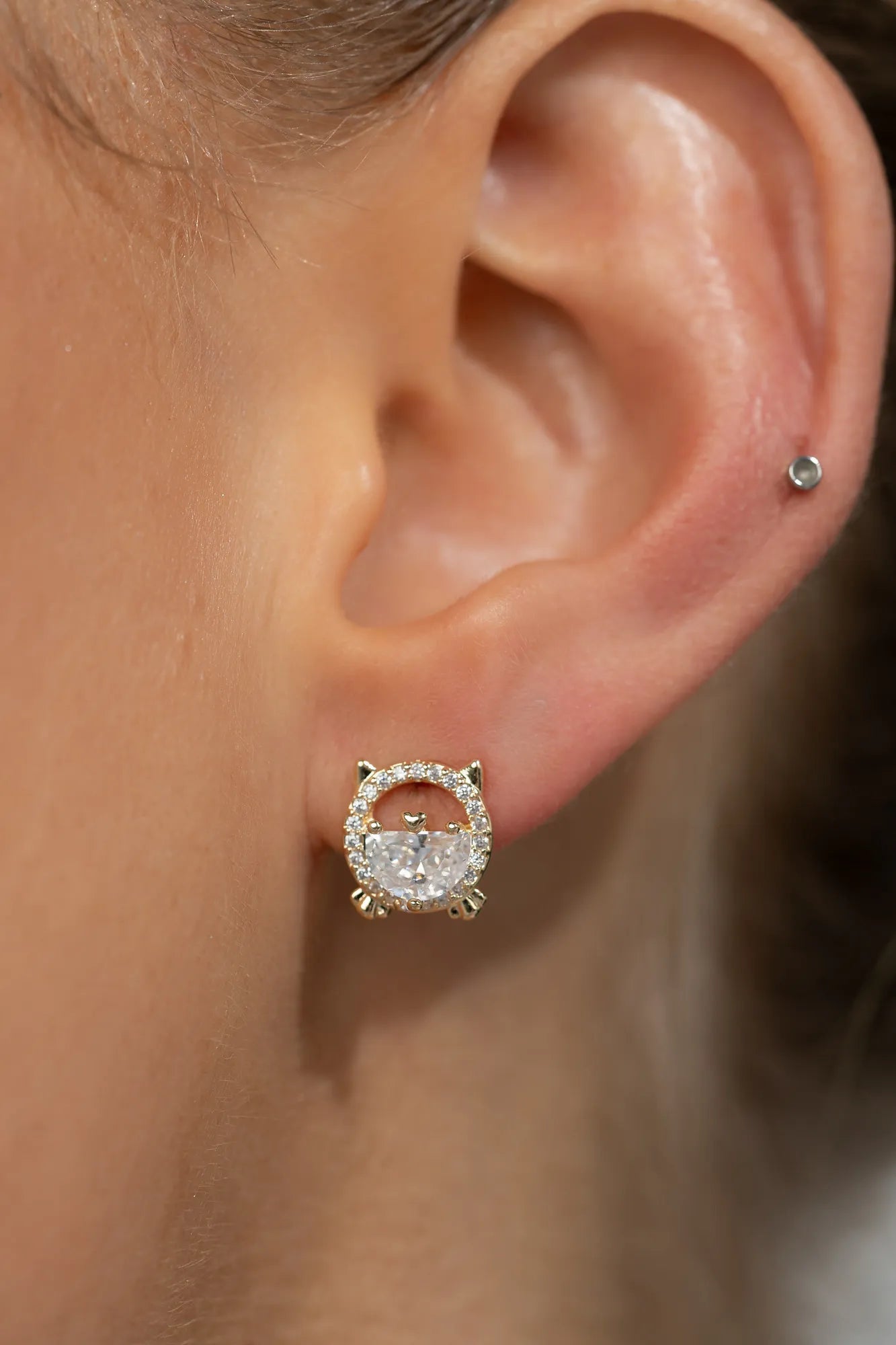 Cherish Stud Earring Set | Gold