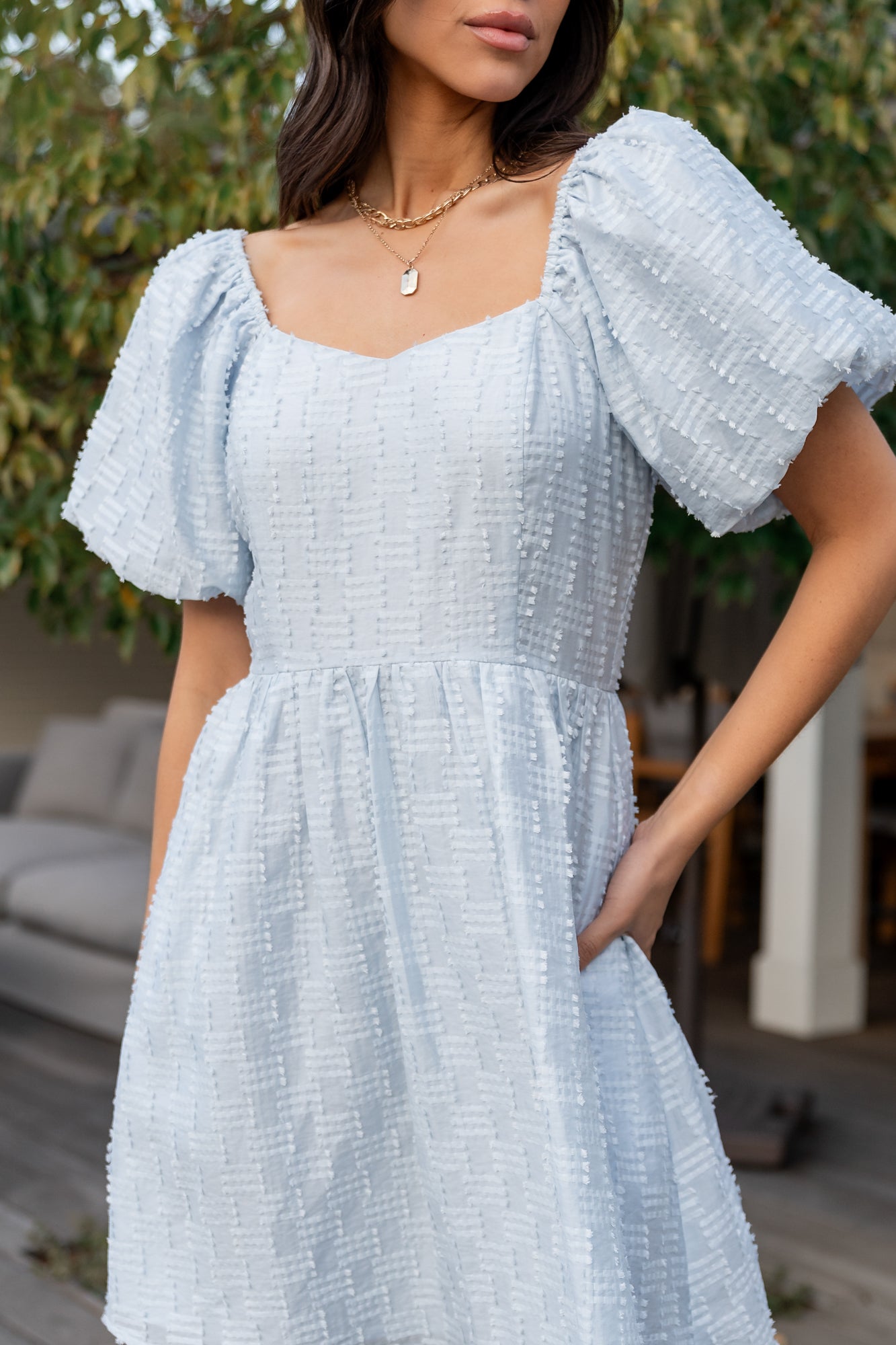 Sommer Babydoll Short Dress Light Blue | Baltic Born M Sommer Babydoll Short Dress Light Blue | Baltic Born M