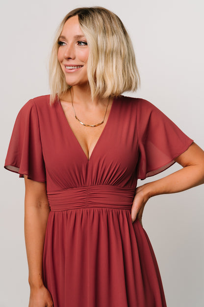 Ramona Maxi Dress | Terracotta