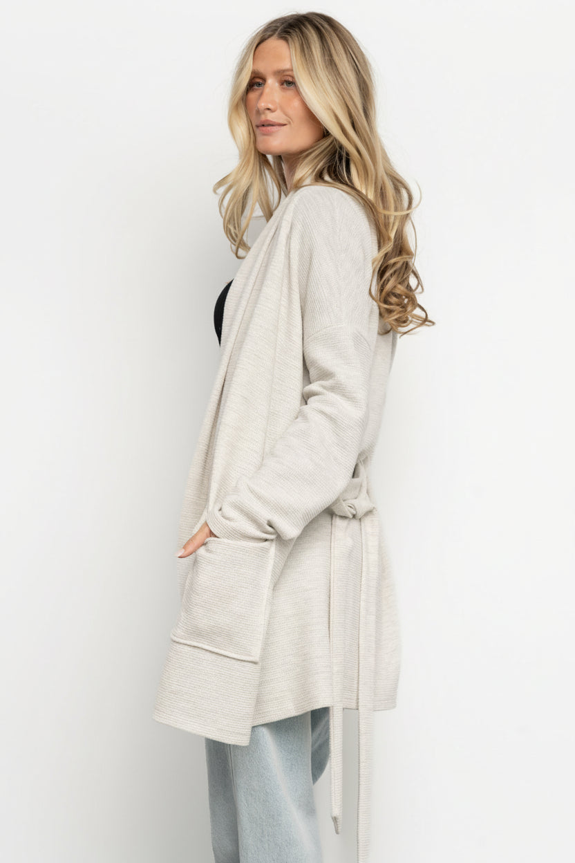 Clairemont Cardigan | Light Gray