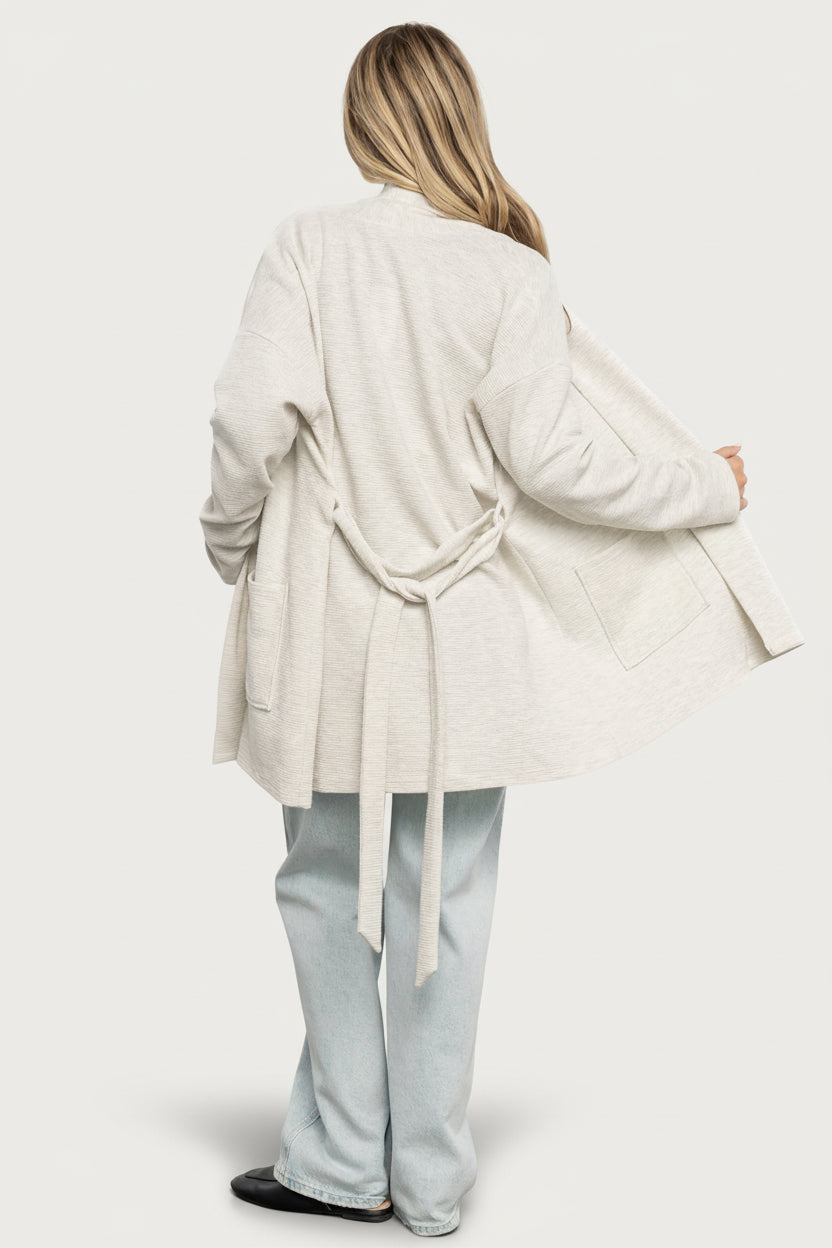 Clairemont Cardigan | Light Gray