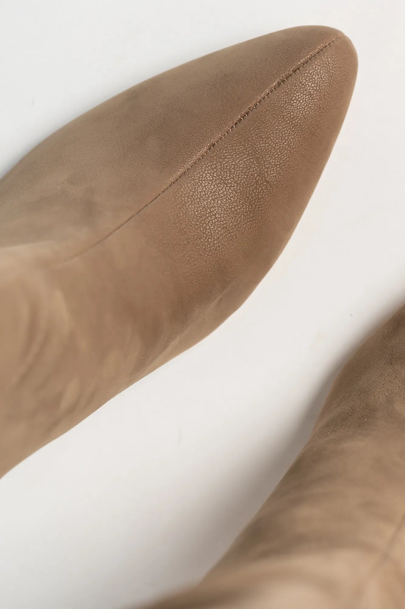 Caitlyn Pointed Toe Knee High Boots | Mocha