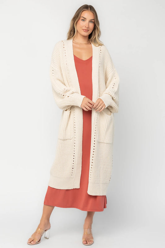 Crosby Knit Cardigan | Natural