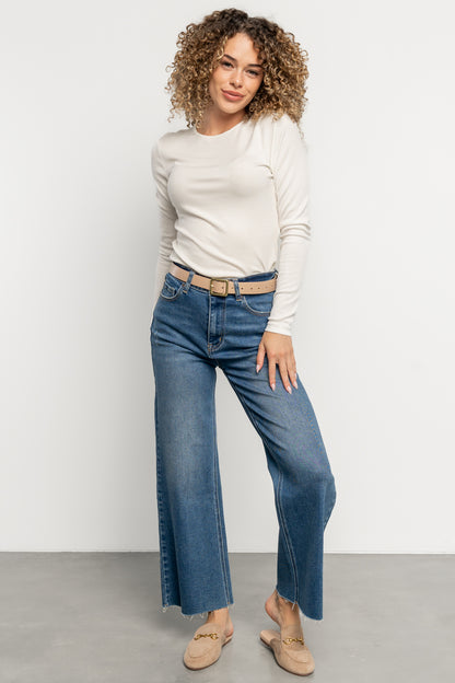 Deborah Buckle Belt | Nude Beige