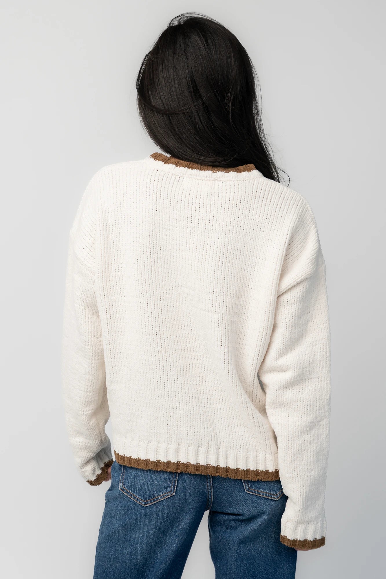 Wild West Knit Sweater | Cream