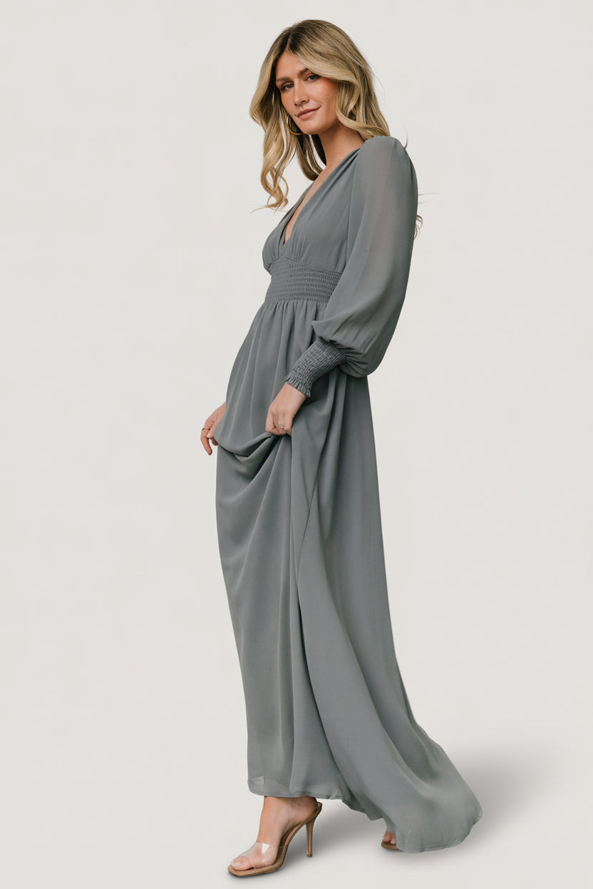 olivia grey wrap dress Plus Size Olivia Smoke Grey Kimono Wrap Maxi Dress StandardandPractices