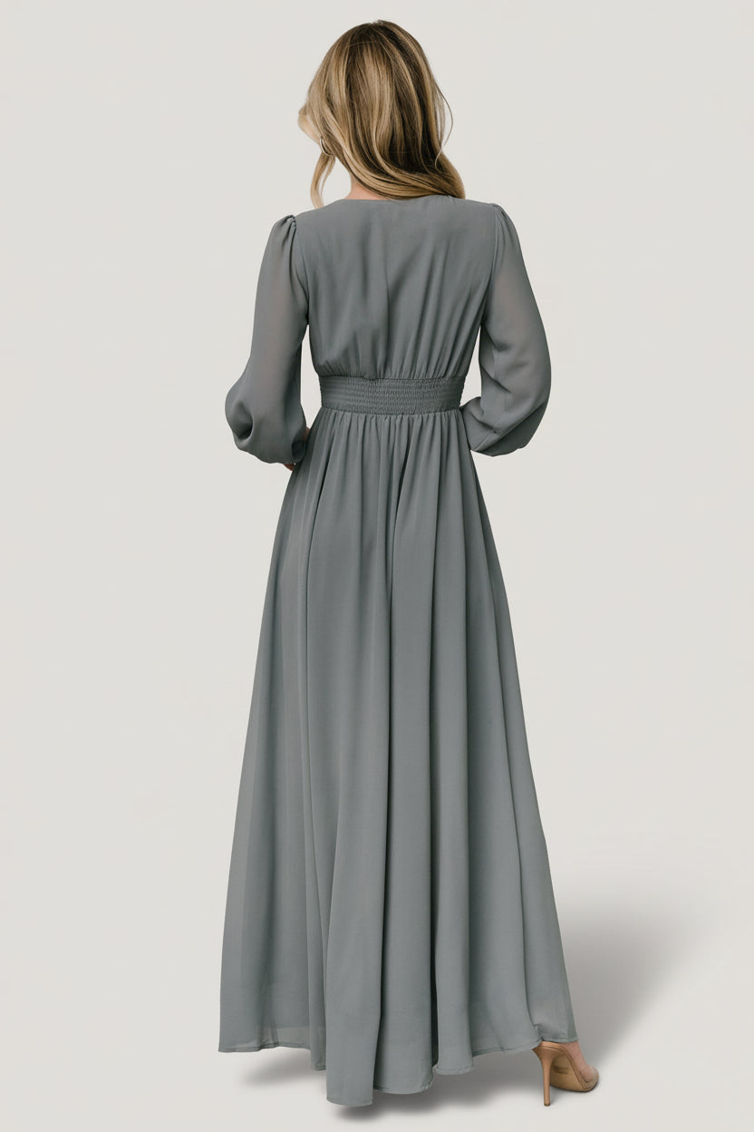 Baltic Born Womens Olivia Maxi Dress | Dusty Blue | Size: XL Baltic Born Womens Olivia Maxi Dress | Dusty Blue | Size: XL