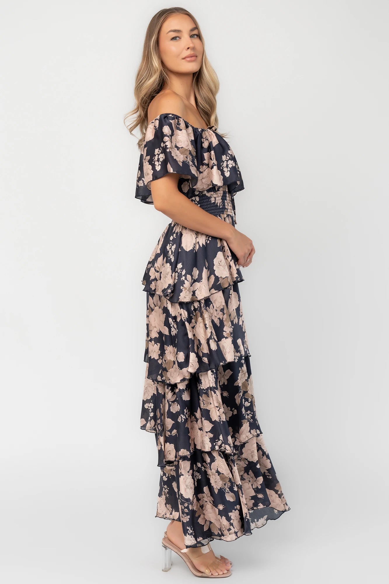 Isabelle Off Shoulder Maxi Dress