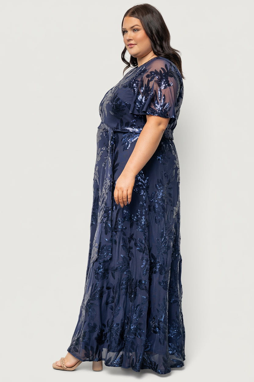 Muse Sequin Maxi Dress - Navy Sequins | Baltic Born S Muse Sequin Maxi Dress - Navy Sequins | Baltic Born S