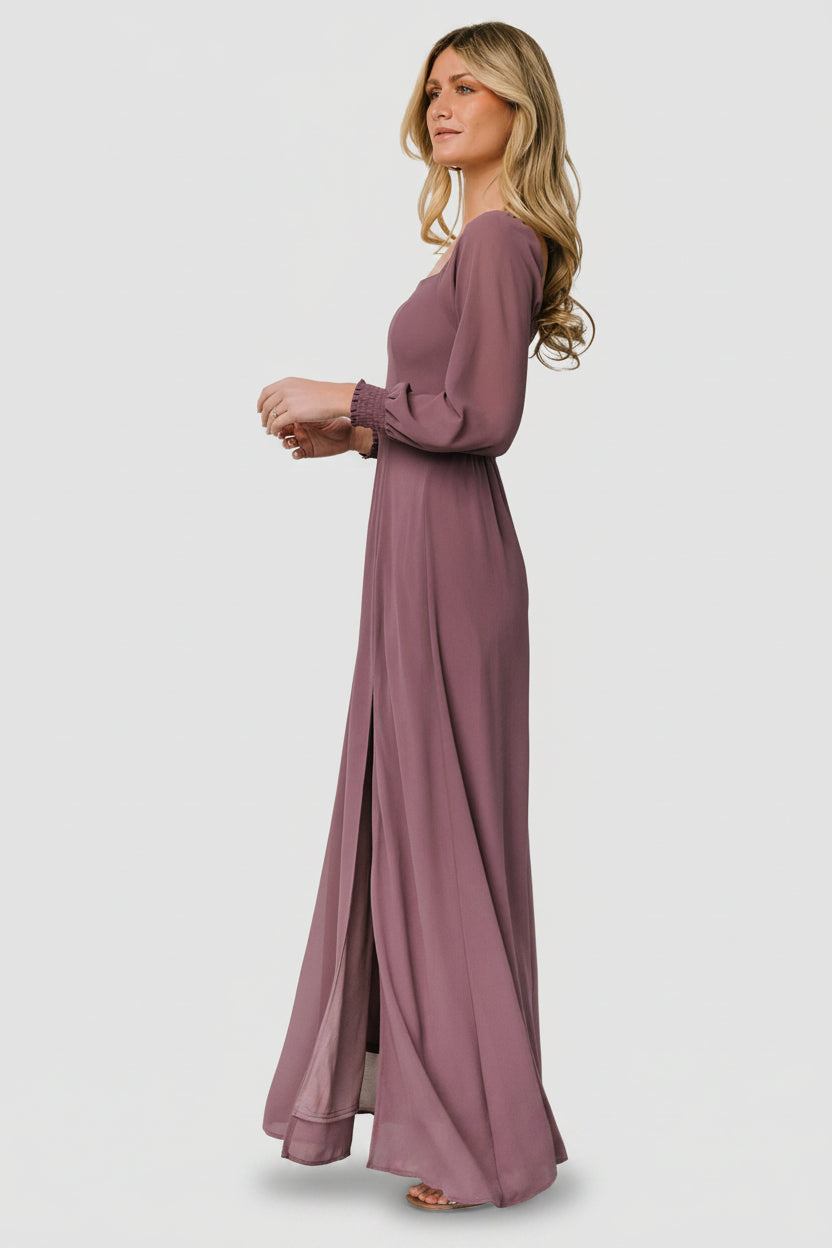 Baltic Born Womens Giselle Maxi Dress | Vintage Plum