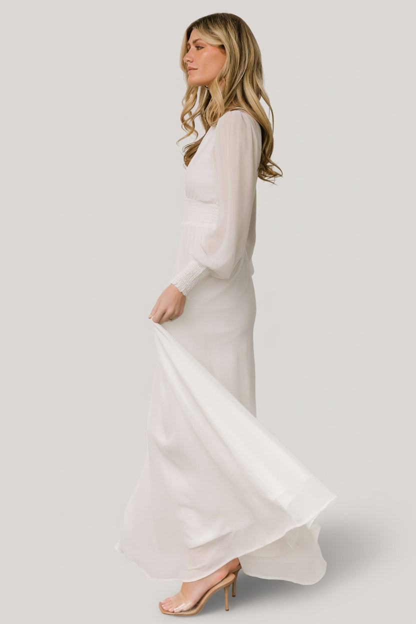 Baltic Born Womens Olivia Maxi Dress | White