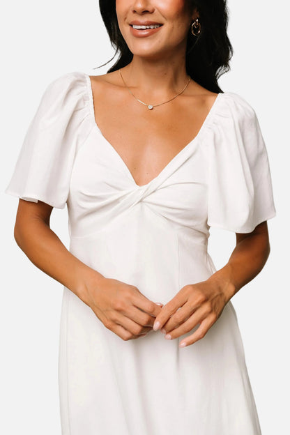 Indie Back Tie Dress | Off White