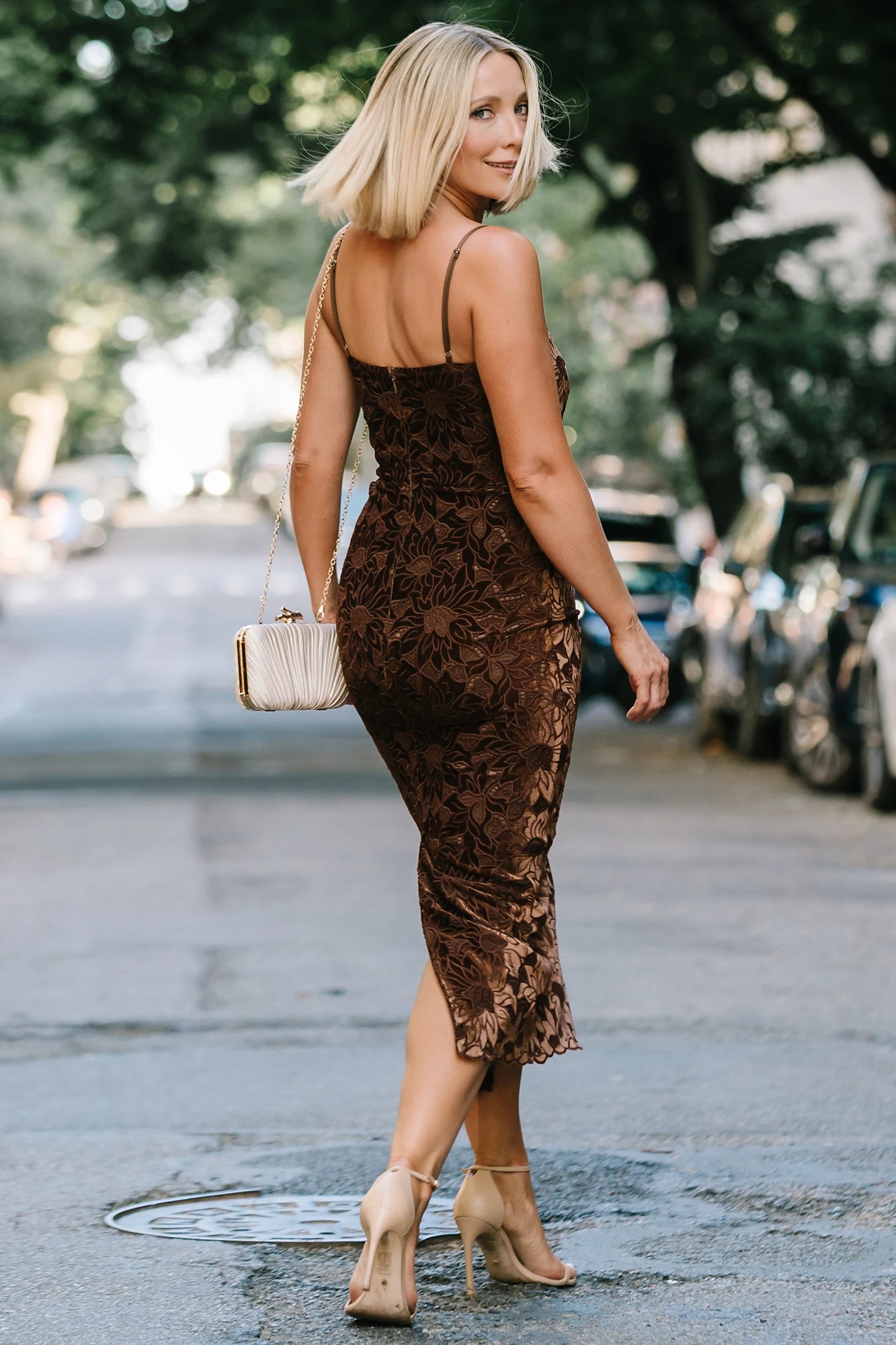 Kensington Lace Midi Dress
