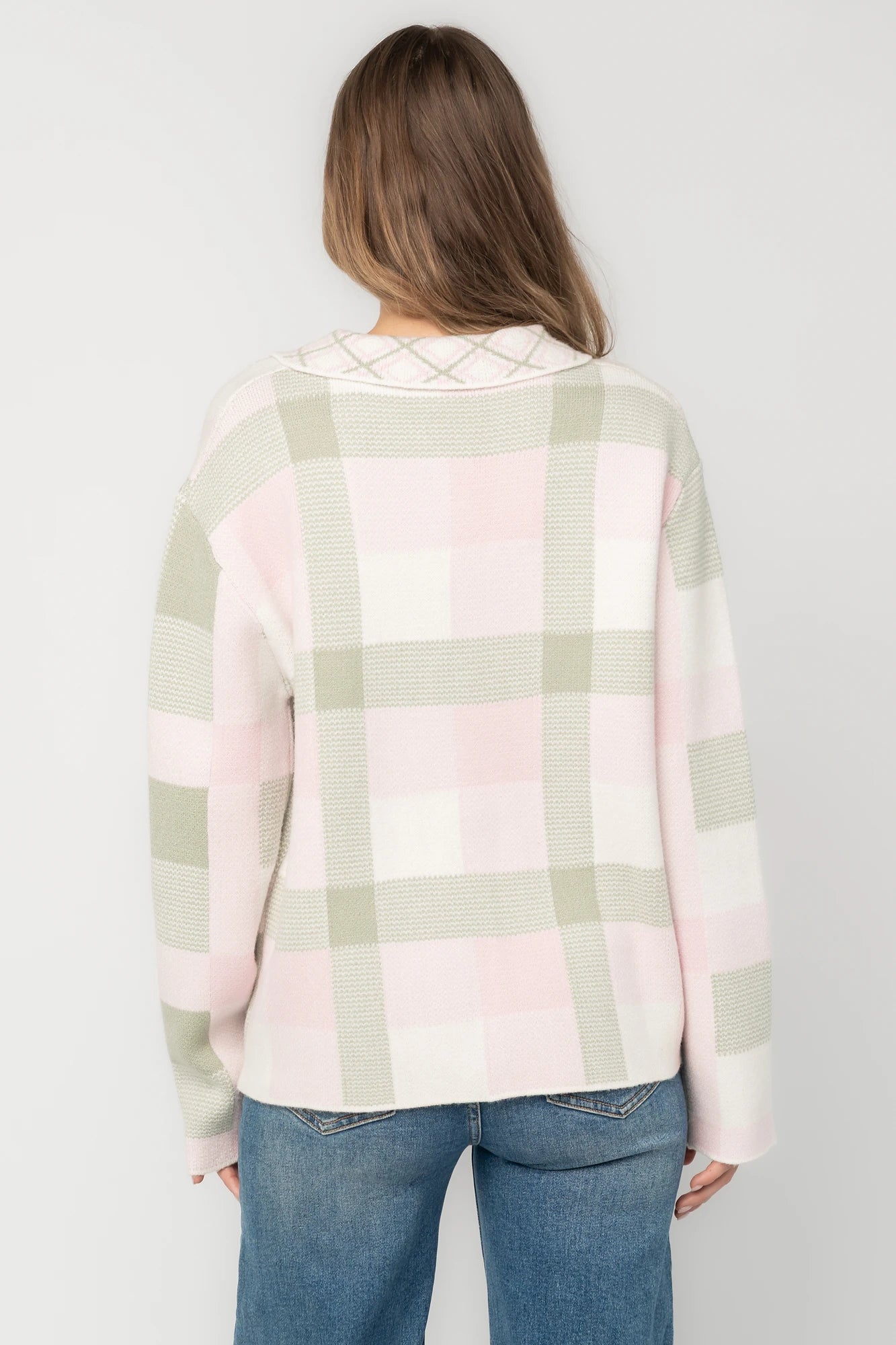 Midtown Plaid Jacket | Blush + Sage