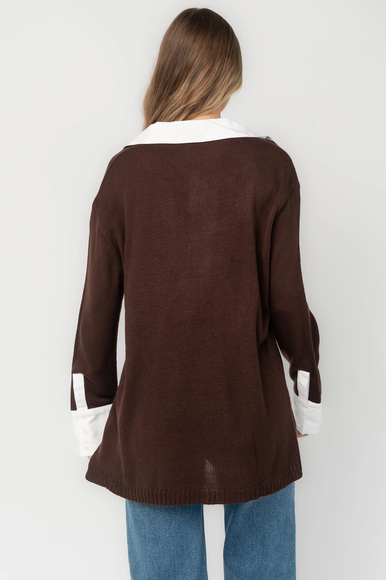 Alec Sweater Top | Chocolate