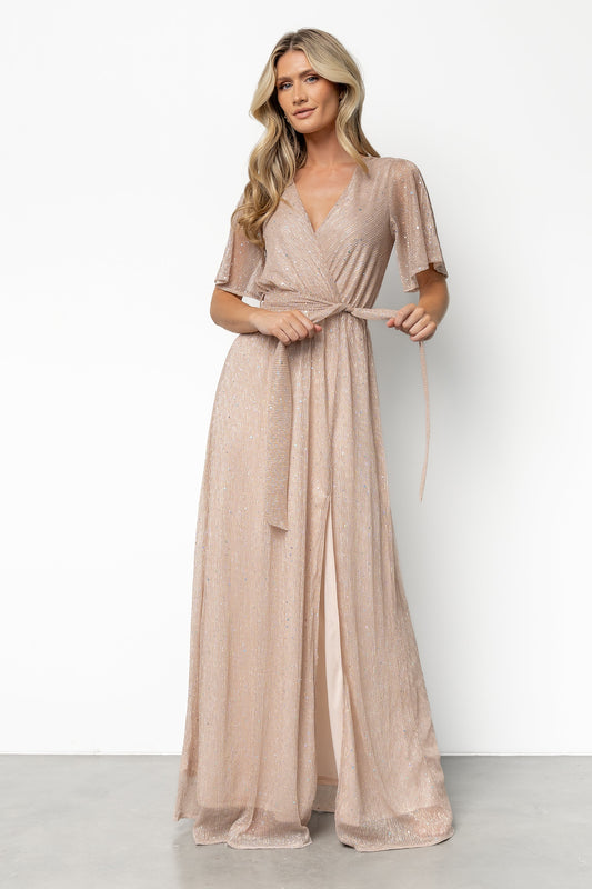 Grace Sparkle Gown | Champagne