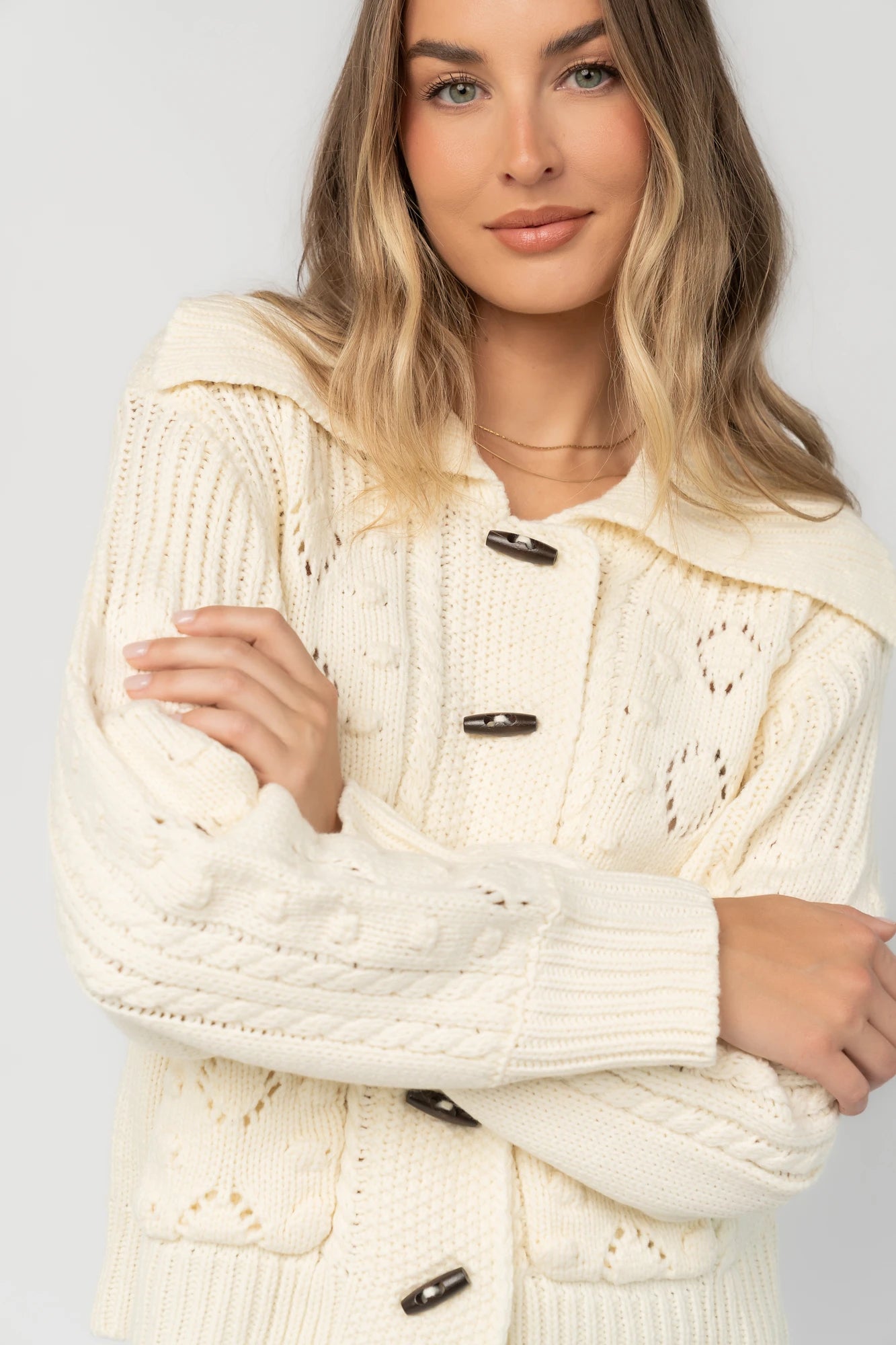 Marion Knit Sweater | Cream