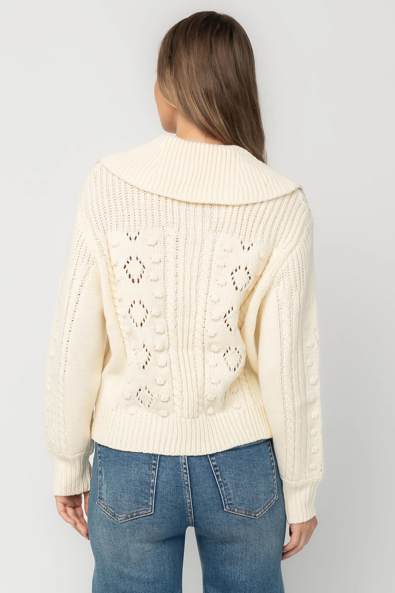 Marion Knit Sweater | Cream