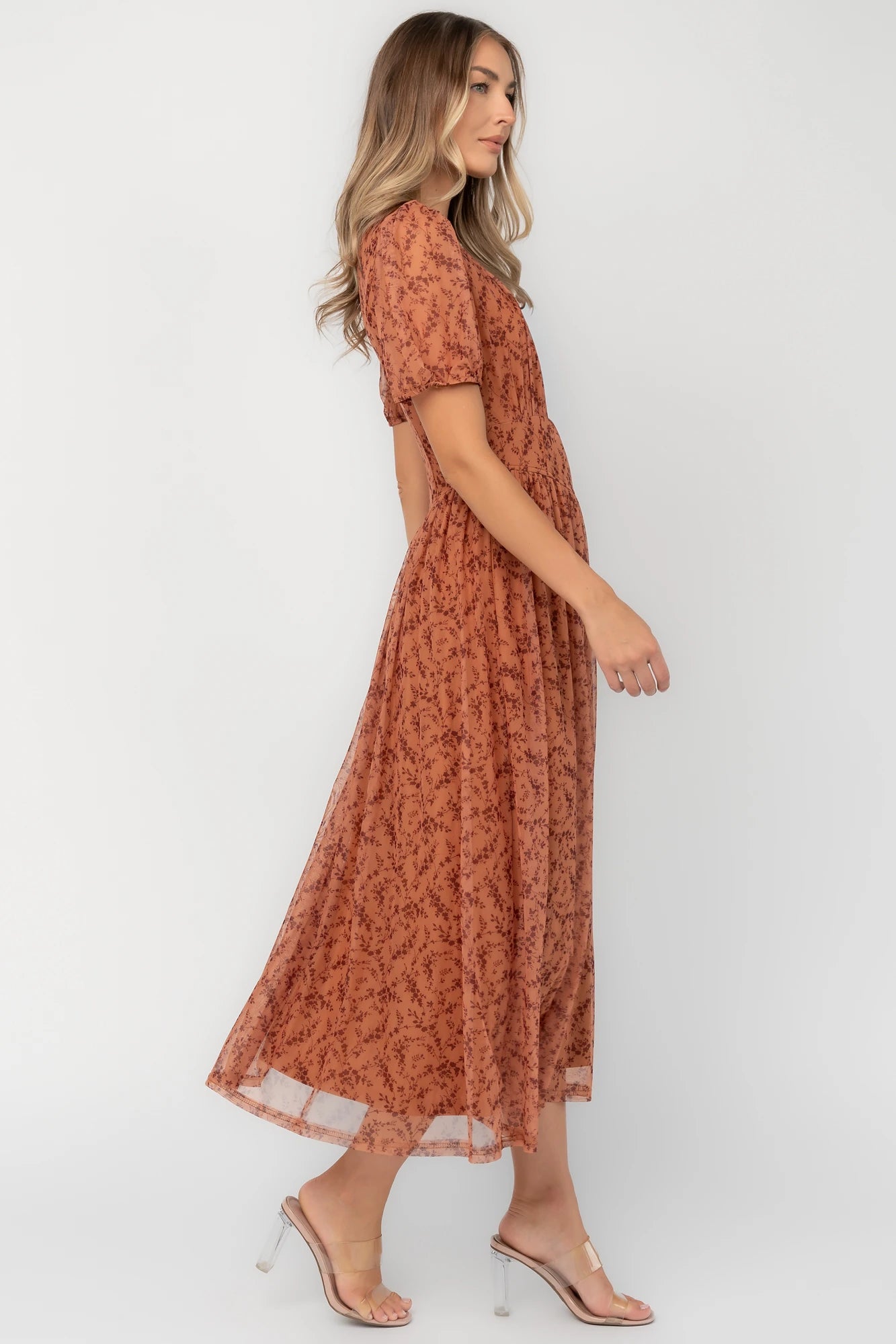 Amabel Midi Dress | Spice Floral