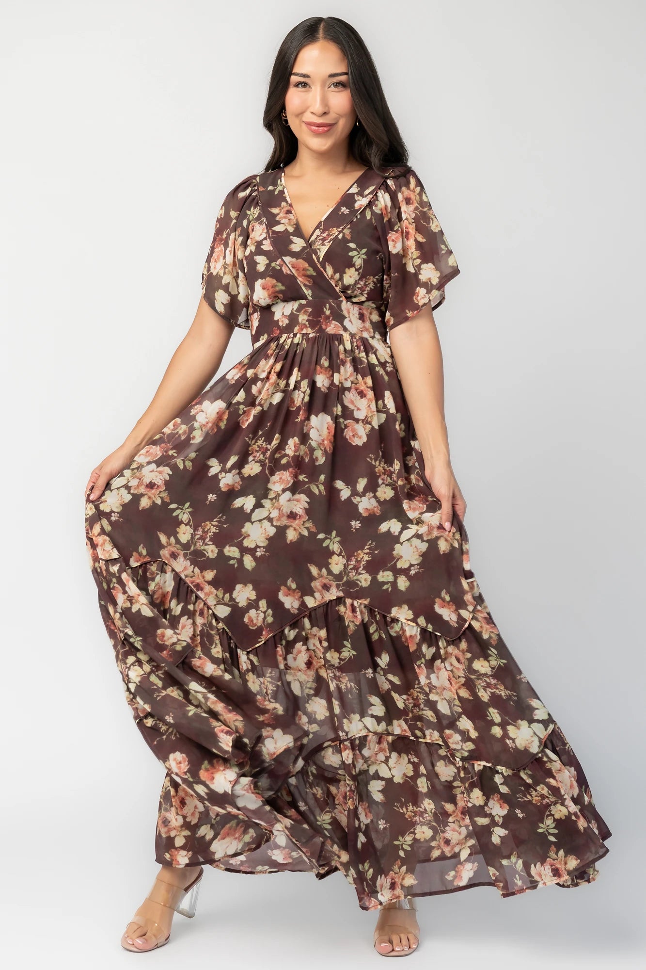 Katherine Maxi Dress | Vintage Clove Floral
