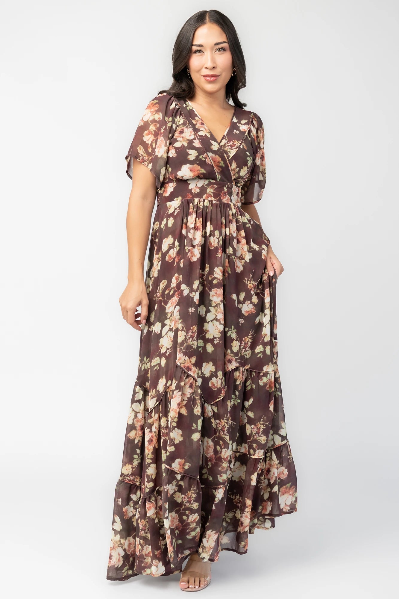 Katherine Maxi Dress | Vintage Clove Floral