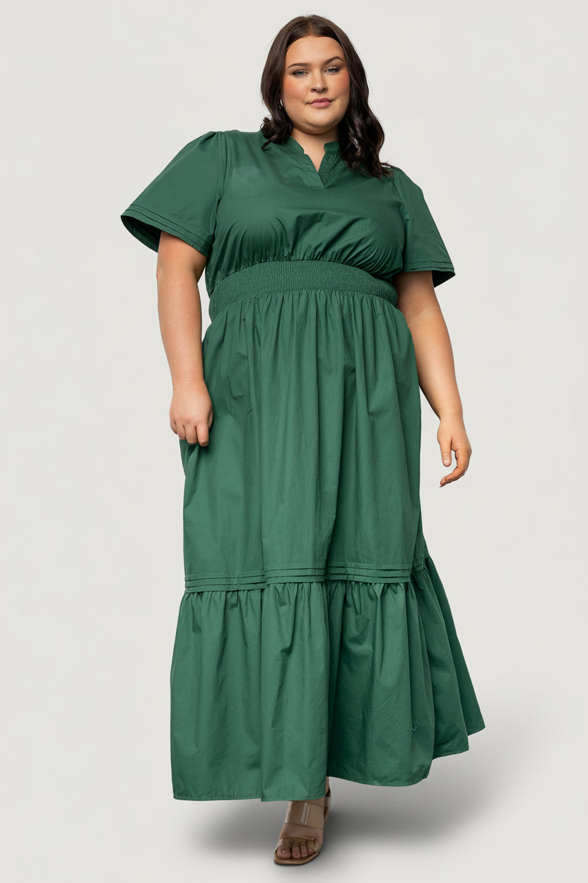Baltic Born Womens Vera Maxi Dress | Emerald | Size: 2XL Baltic Born Womens Vera Maxi Dress | Emerald | Size: 2XL