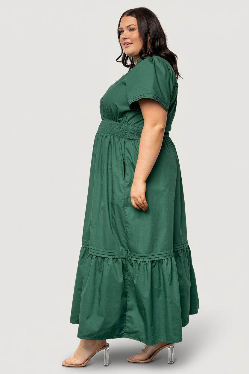 Baltic Born Womens Vera Maxi Dress | Emerald | Size: 2XL Baltic Born Womens Vera Maxi Dress | Emerald | Size: 2XL