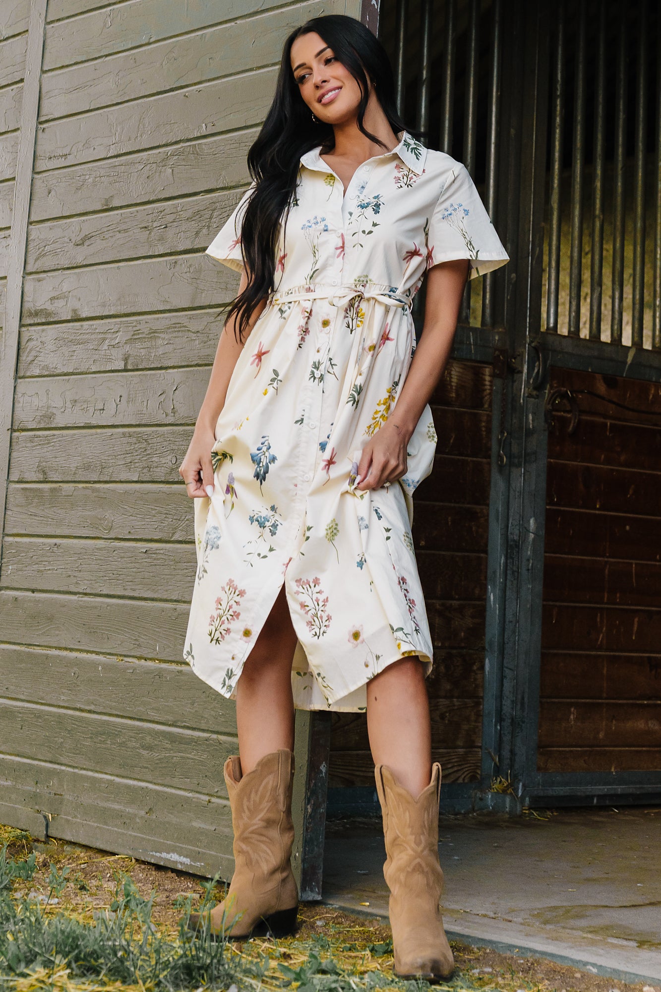 hunter bell marley embroidered midi dress HUNTER BELL Merritt Dress White – Matilda's Life Style main image 0