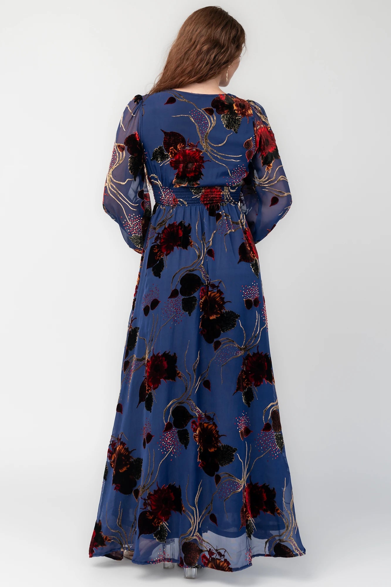 Mikla Maxi Dress | Blue Multi