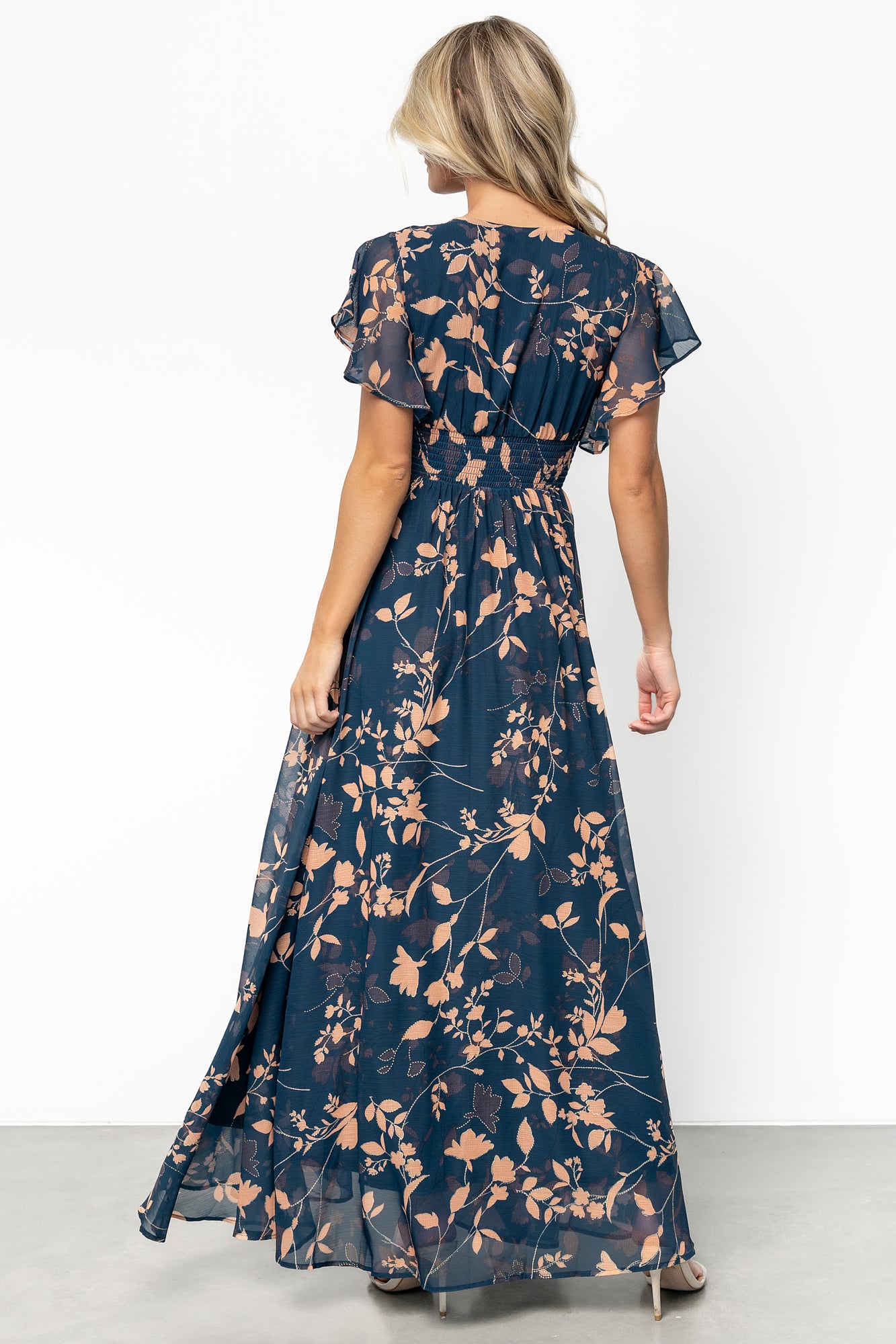 Lynlee Metallic Maxi Dress | Topaz