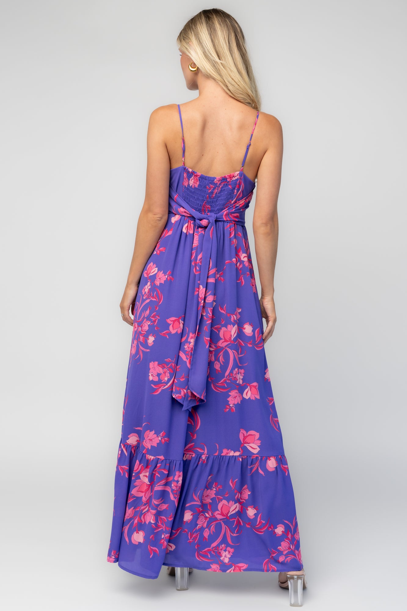 Regan Tank Maxi Dress | Purple Multi