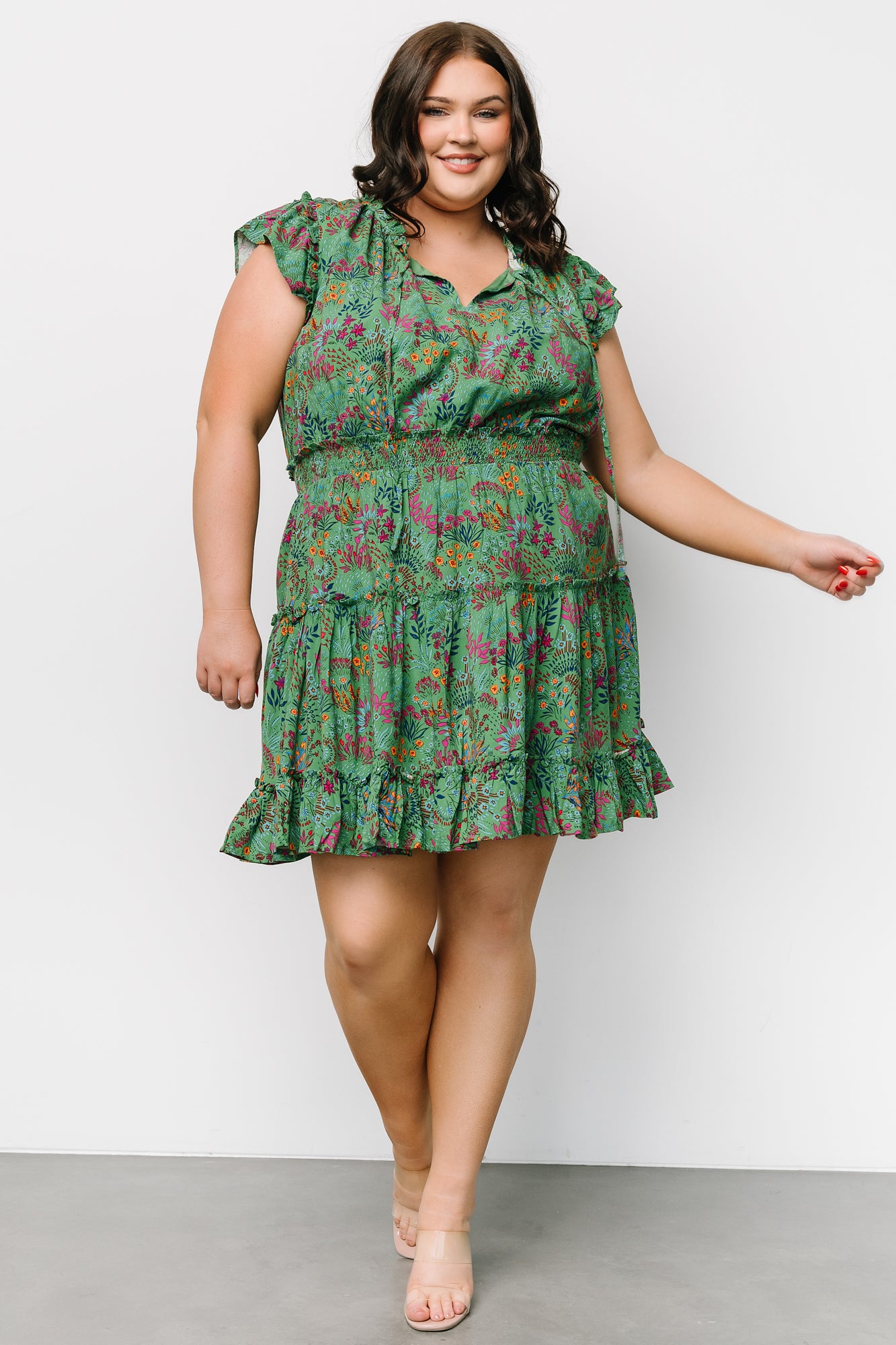 Baltic Born Womens Rio Short Dress | Green Multi | Size: XL Baltic Born Womens Rio Short Dress | Green Multi | Size: XL