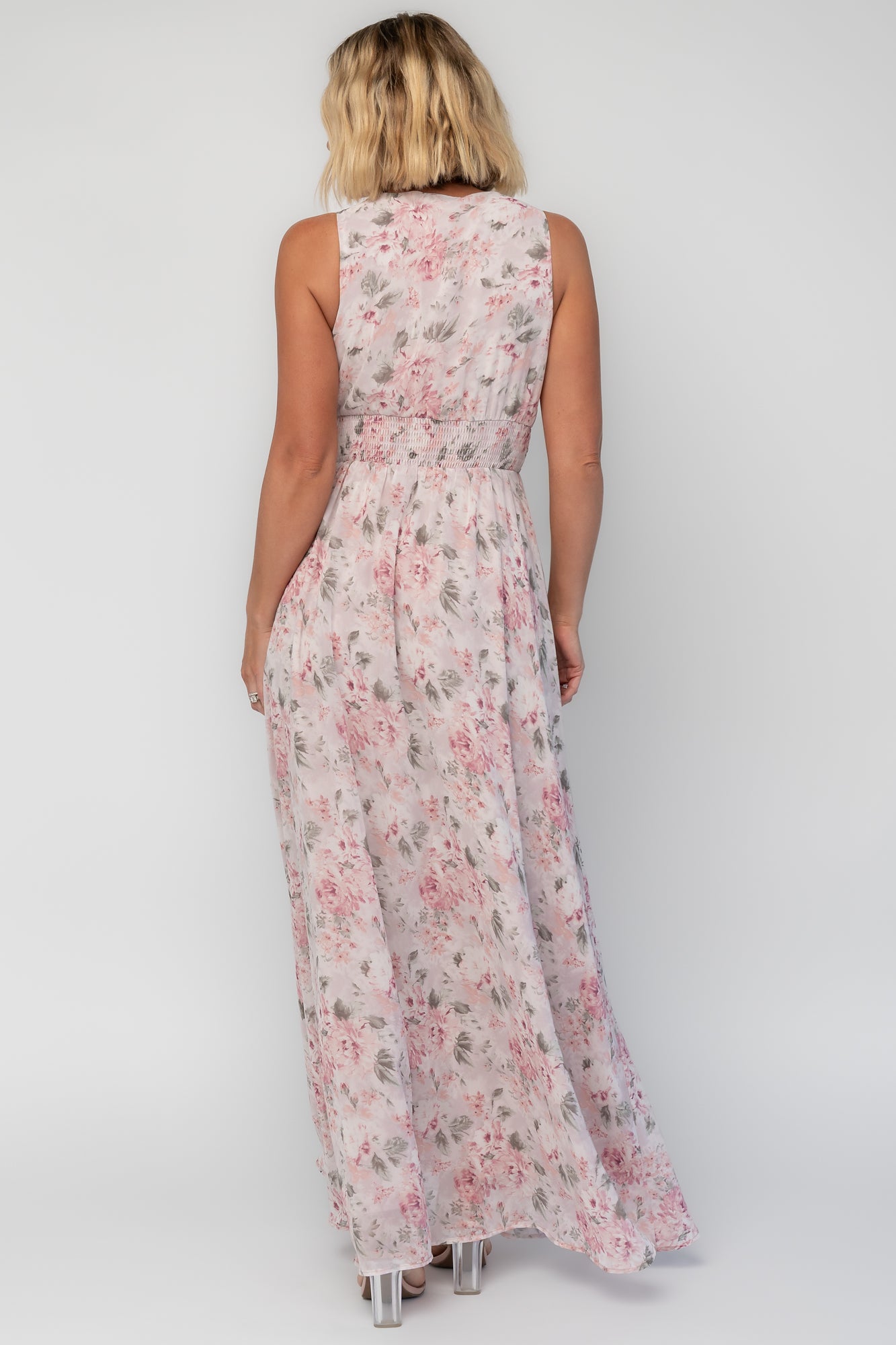 Imogen Maxi Dress | Dusty Mauve Floral