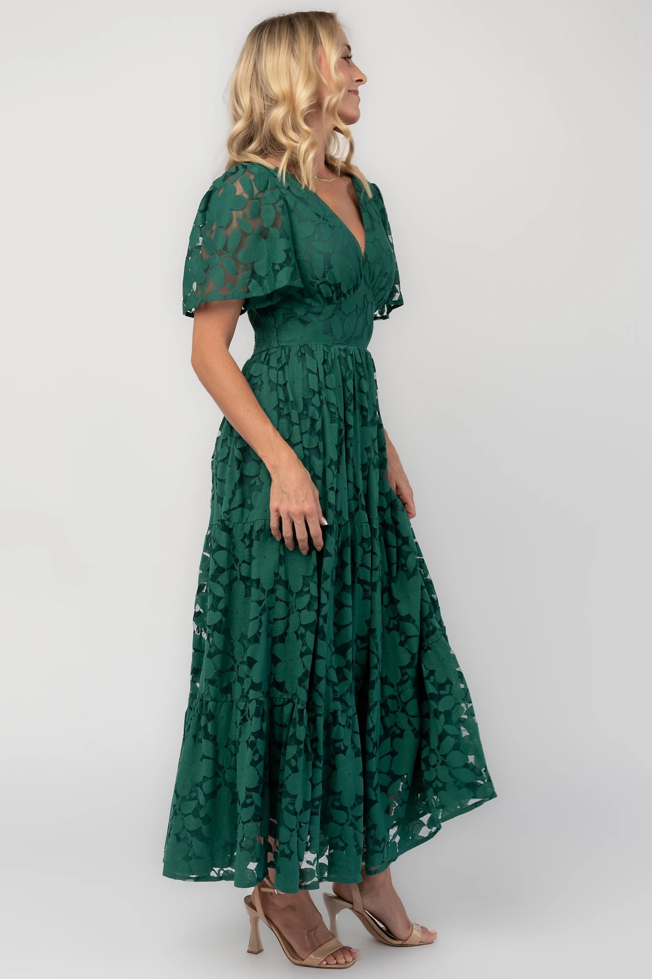 Samara Midi Dress | Dark Green