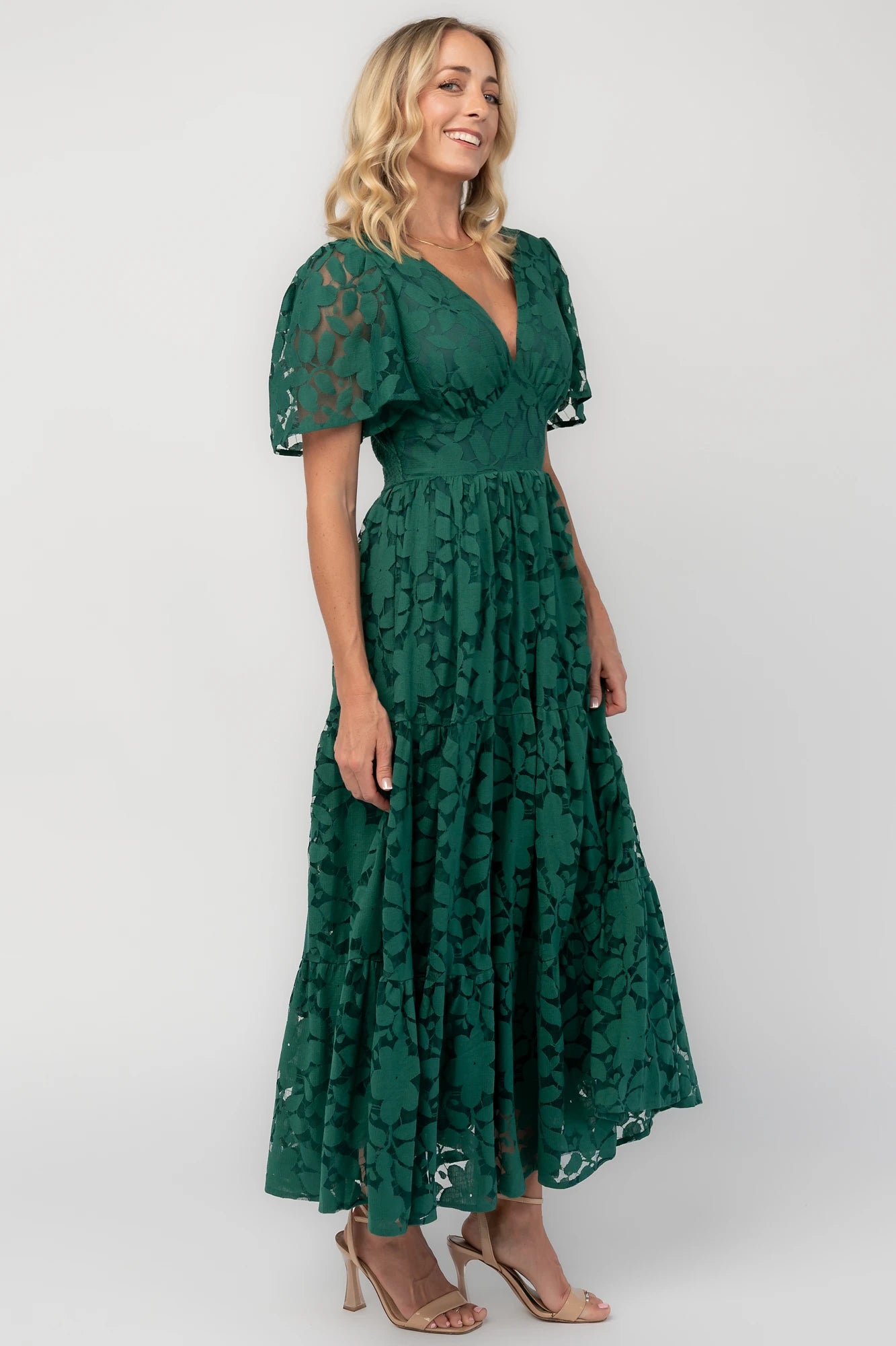 Samara Midi Dress | Dark Green