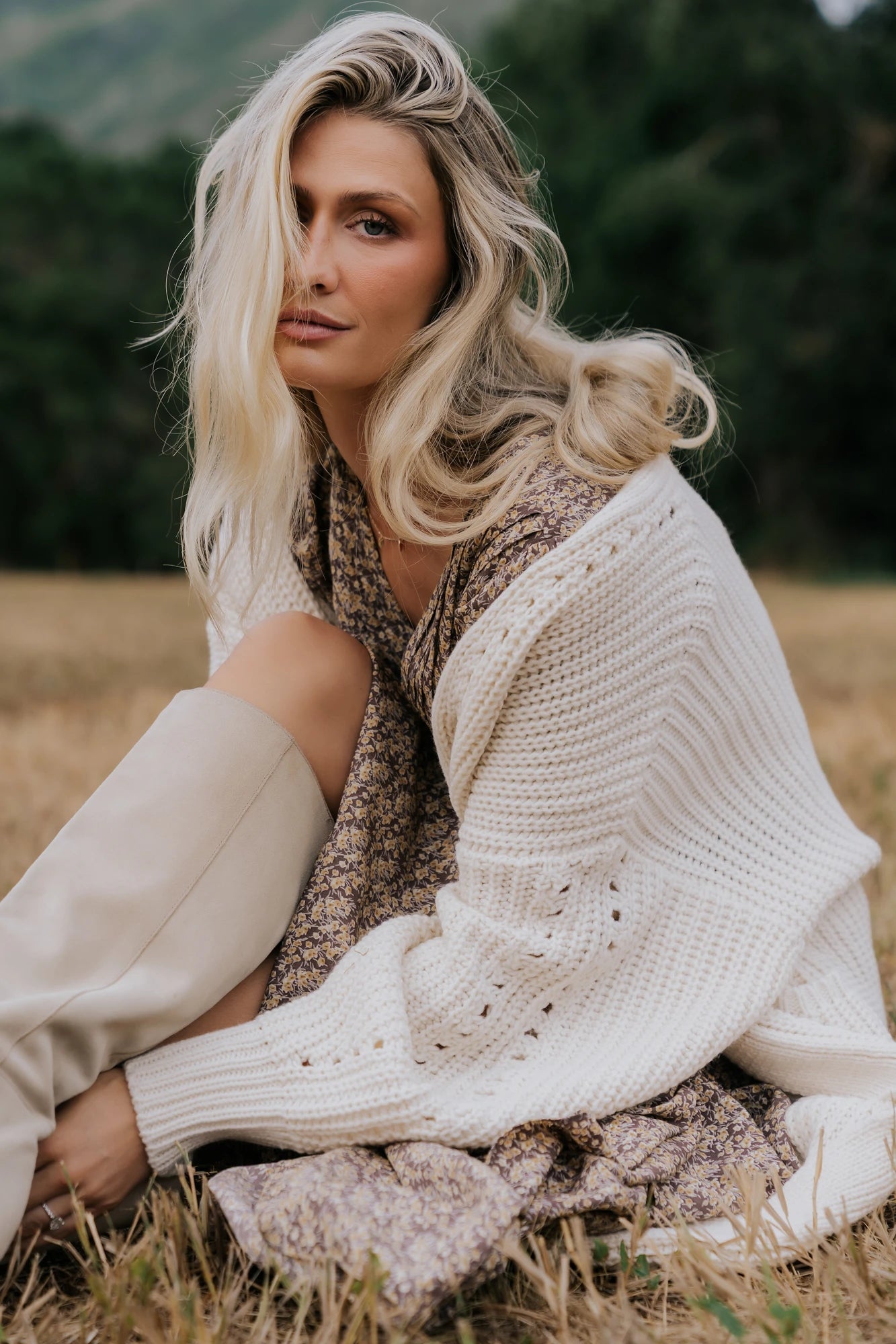 Crosby Knit Cardigan | Natural