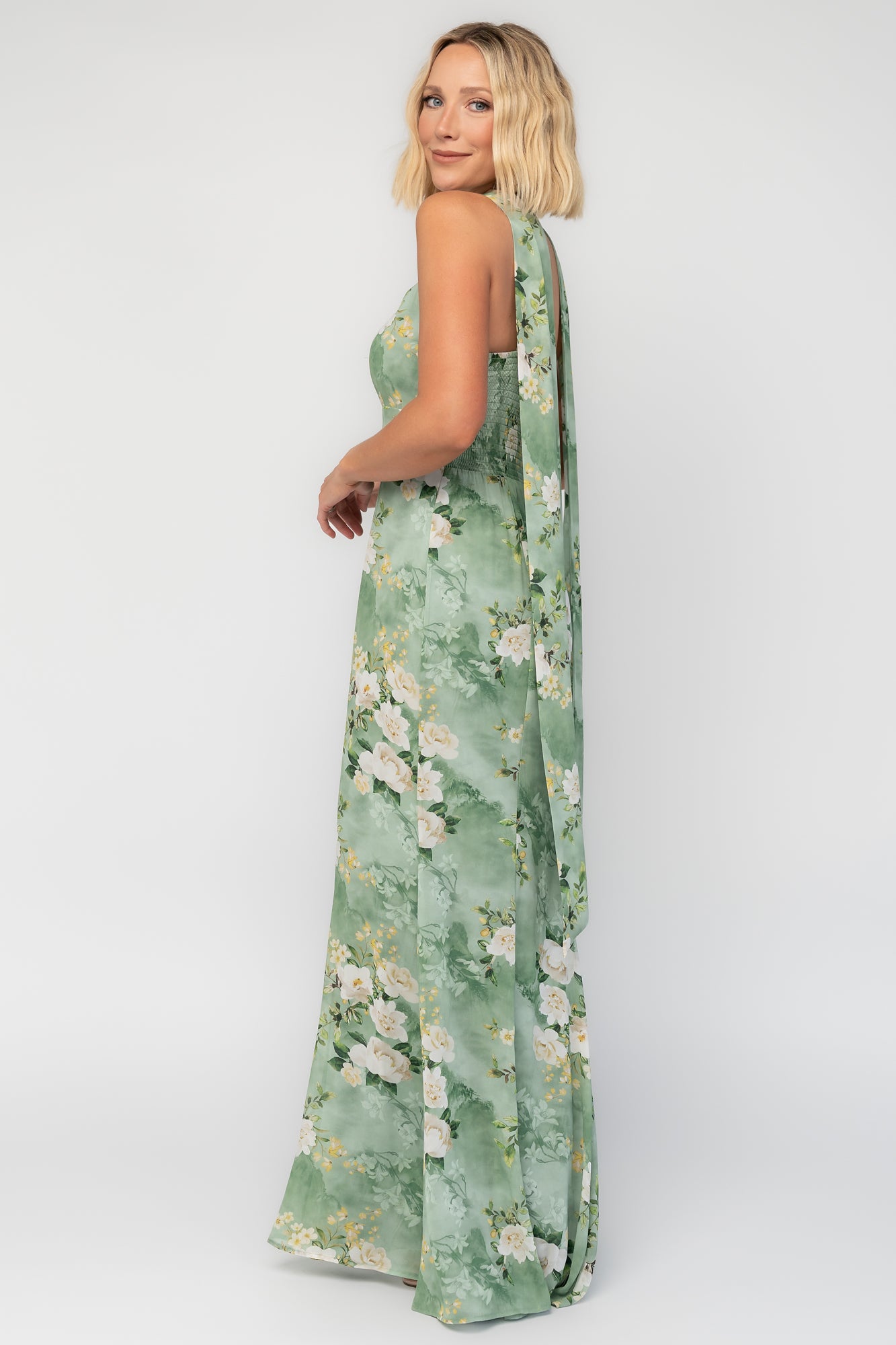 Province Maxi Dress | Sage Floral