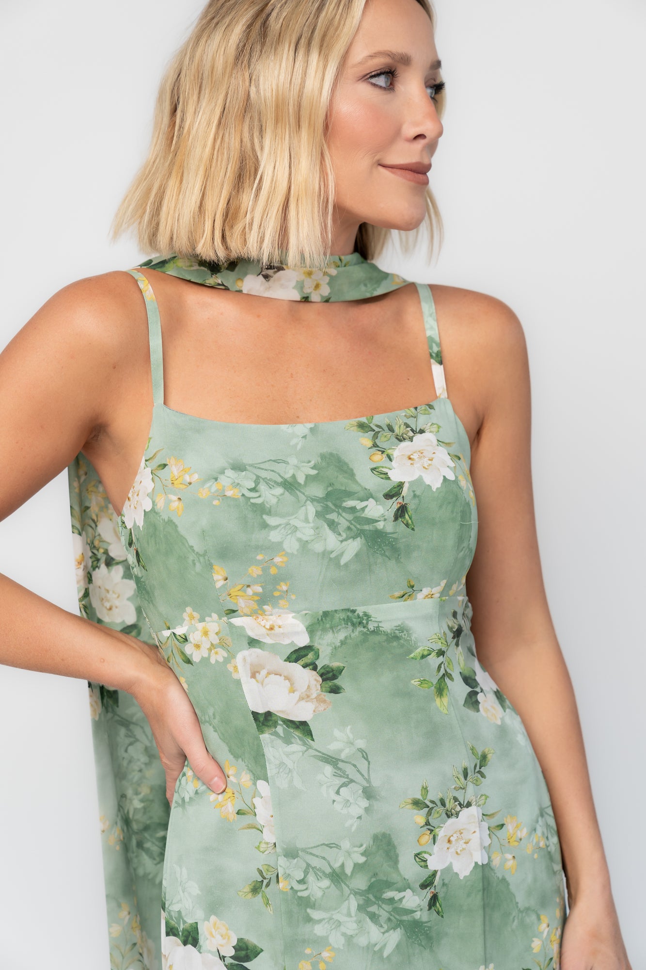 Province Maxi Dress | Sage Floral