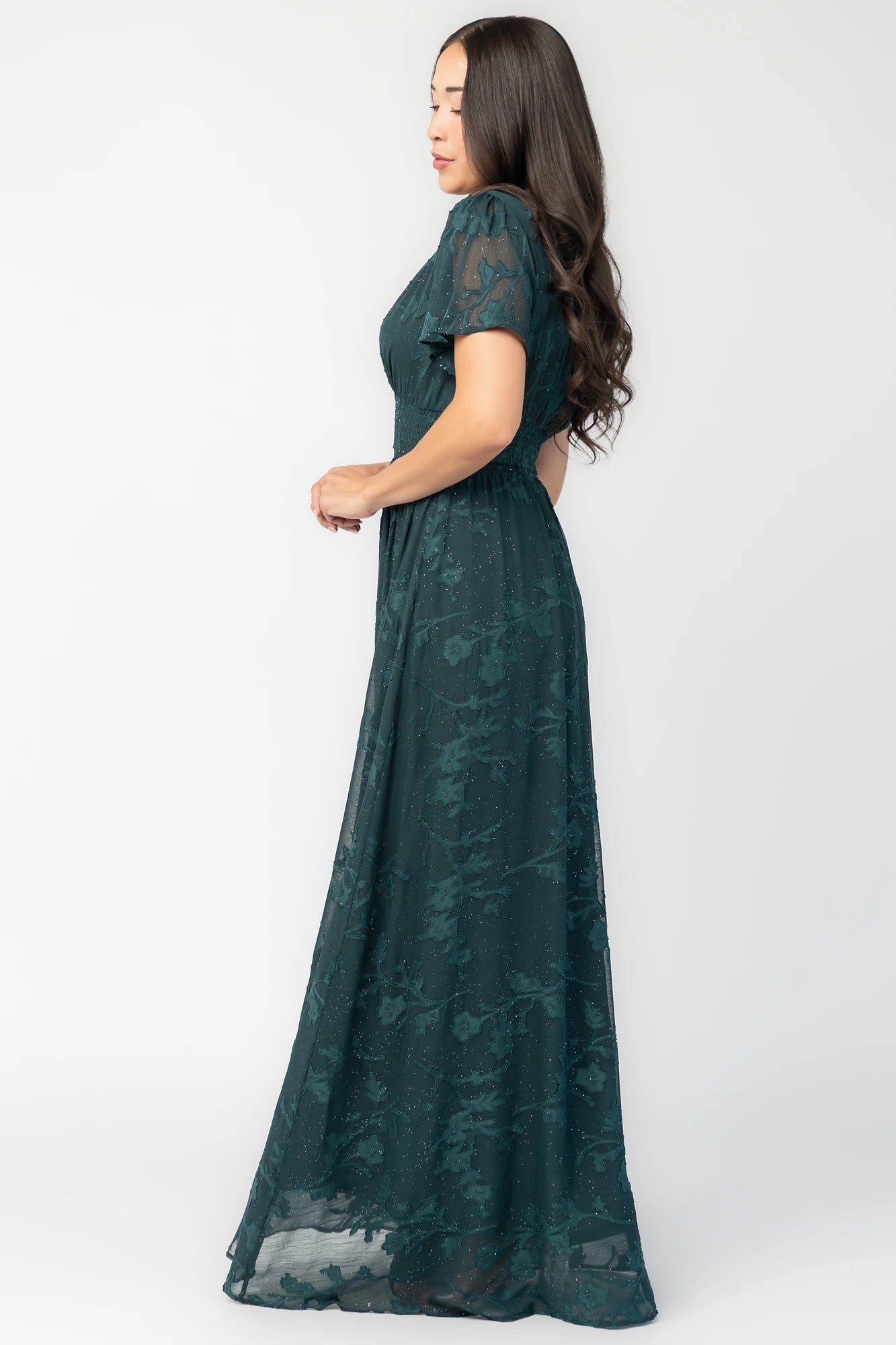 Noelle Maxi Dress | Dark Green