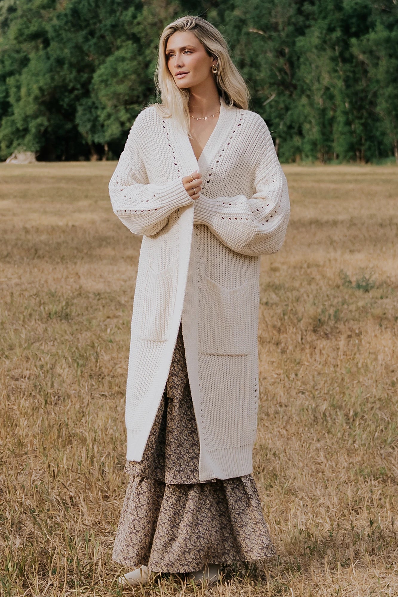 Crosby Knit Cardigan | Natural
