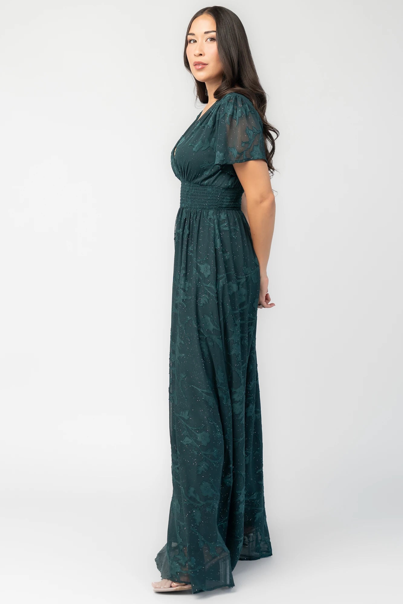 Noelle Maxi Dress | Dark Green