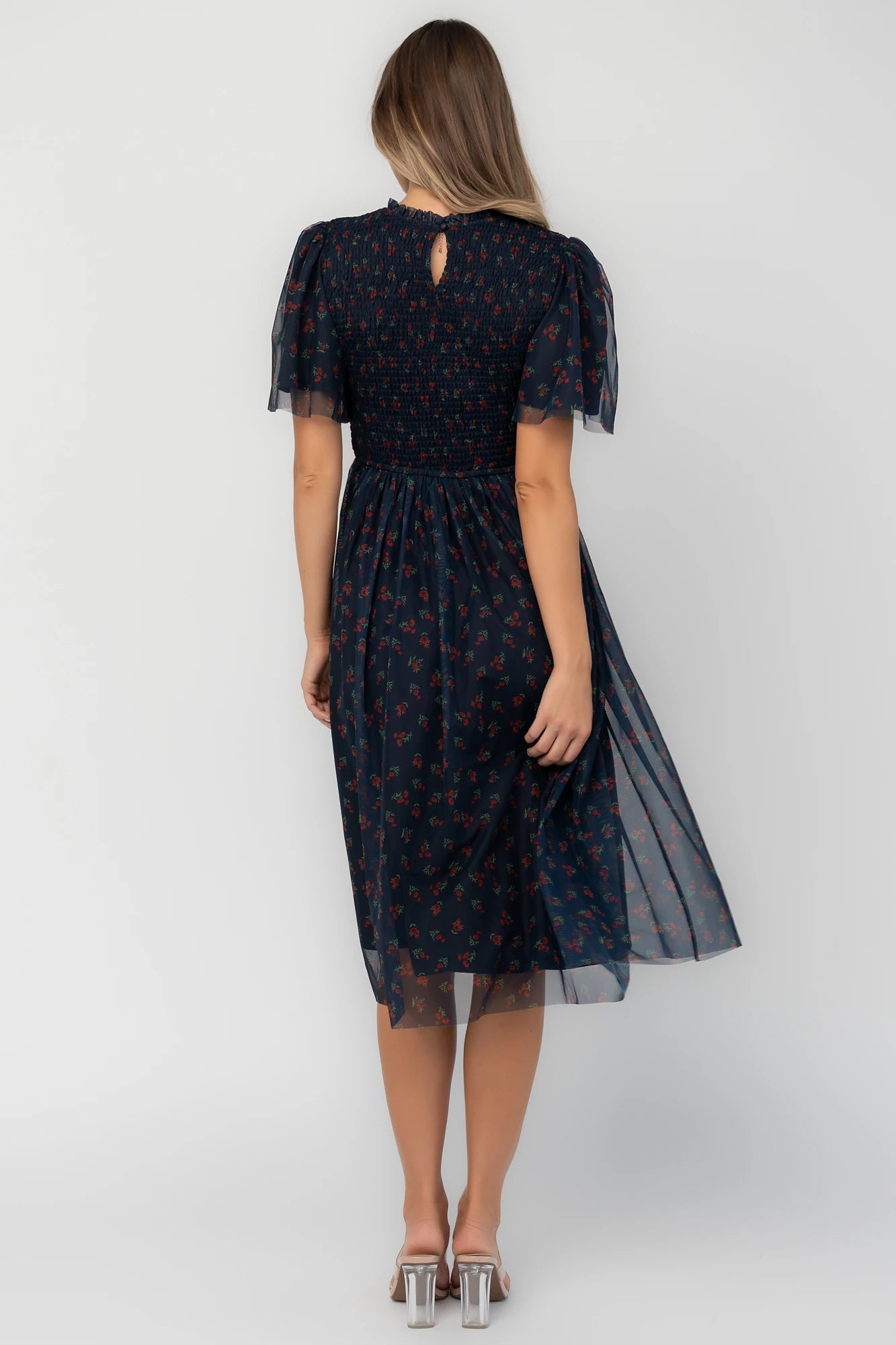 Embry Midi Dress | Navy Floral
