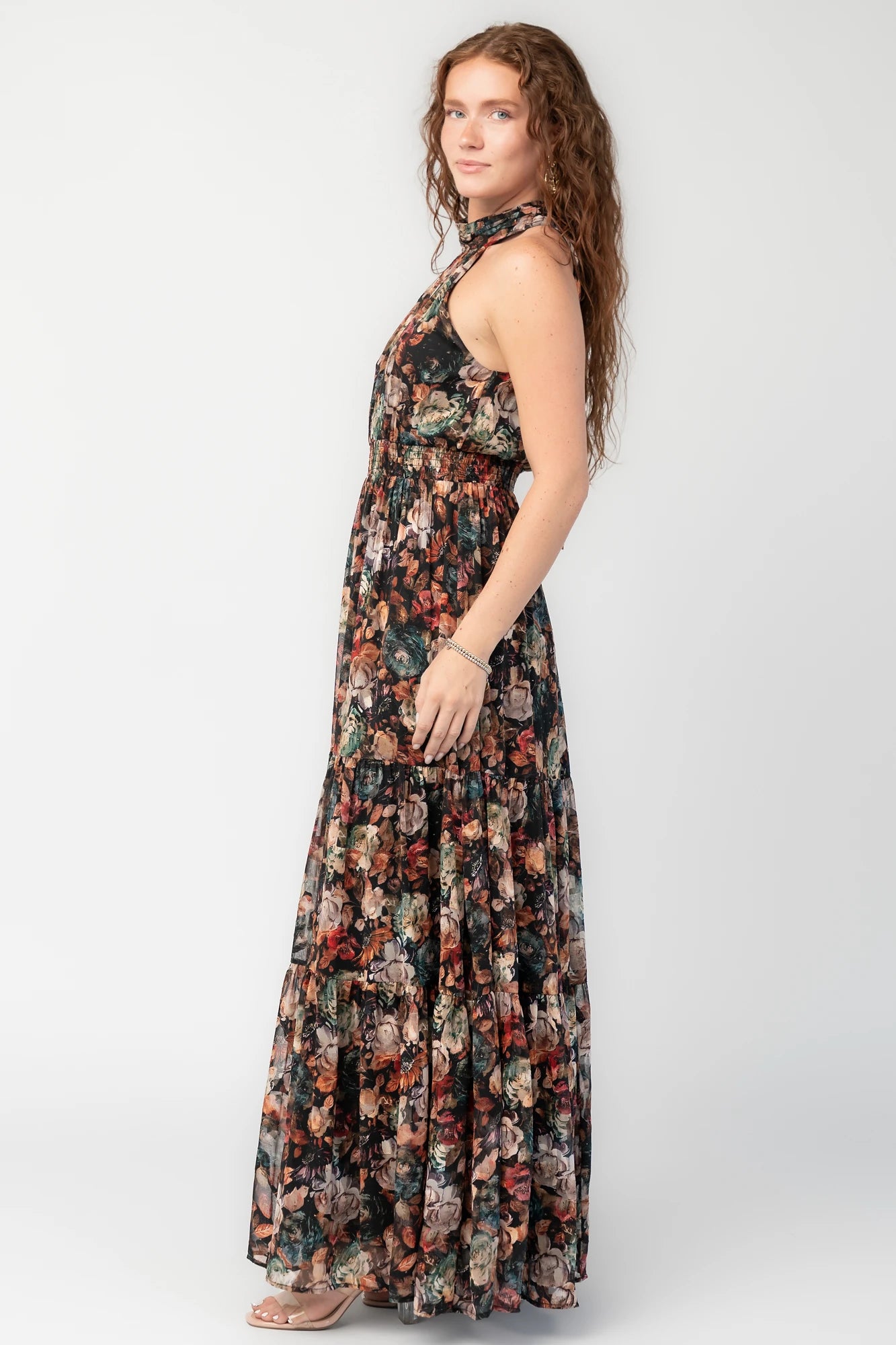 Pulitzer Maxi Dress | Black Multi Floral