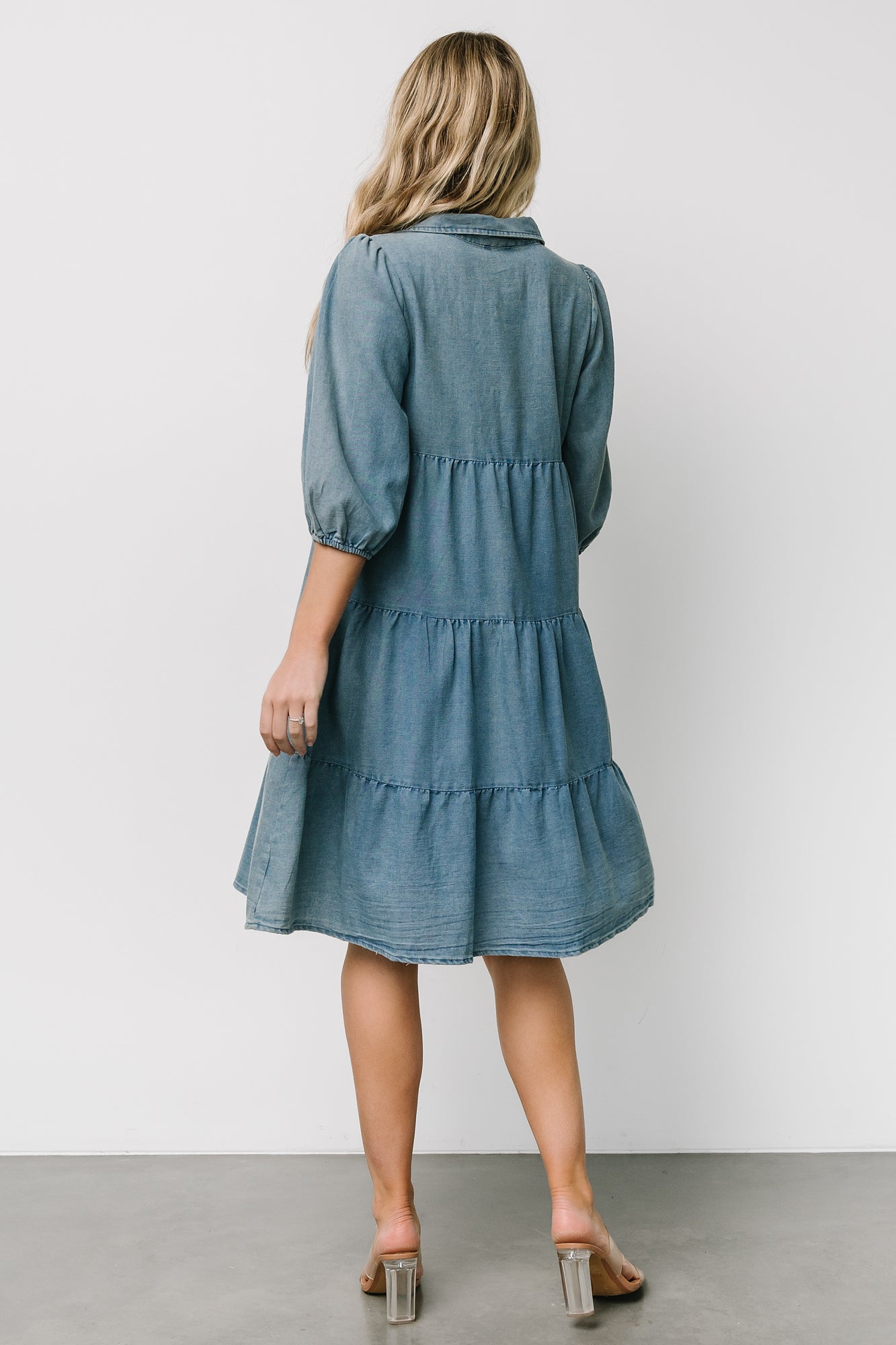 Sari Chambray Babydoll Cotton Tunic | Baltic Born 1XL Sari Chambray Babydoll Cotton Tunic | Baltic Born 1XL