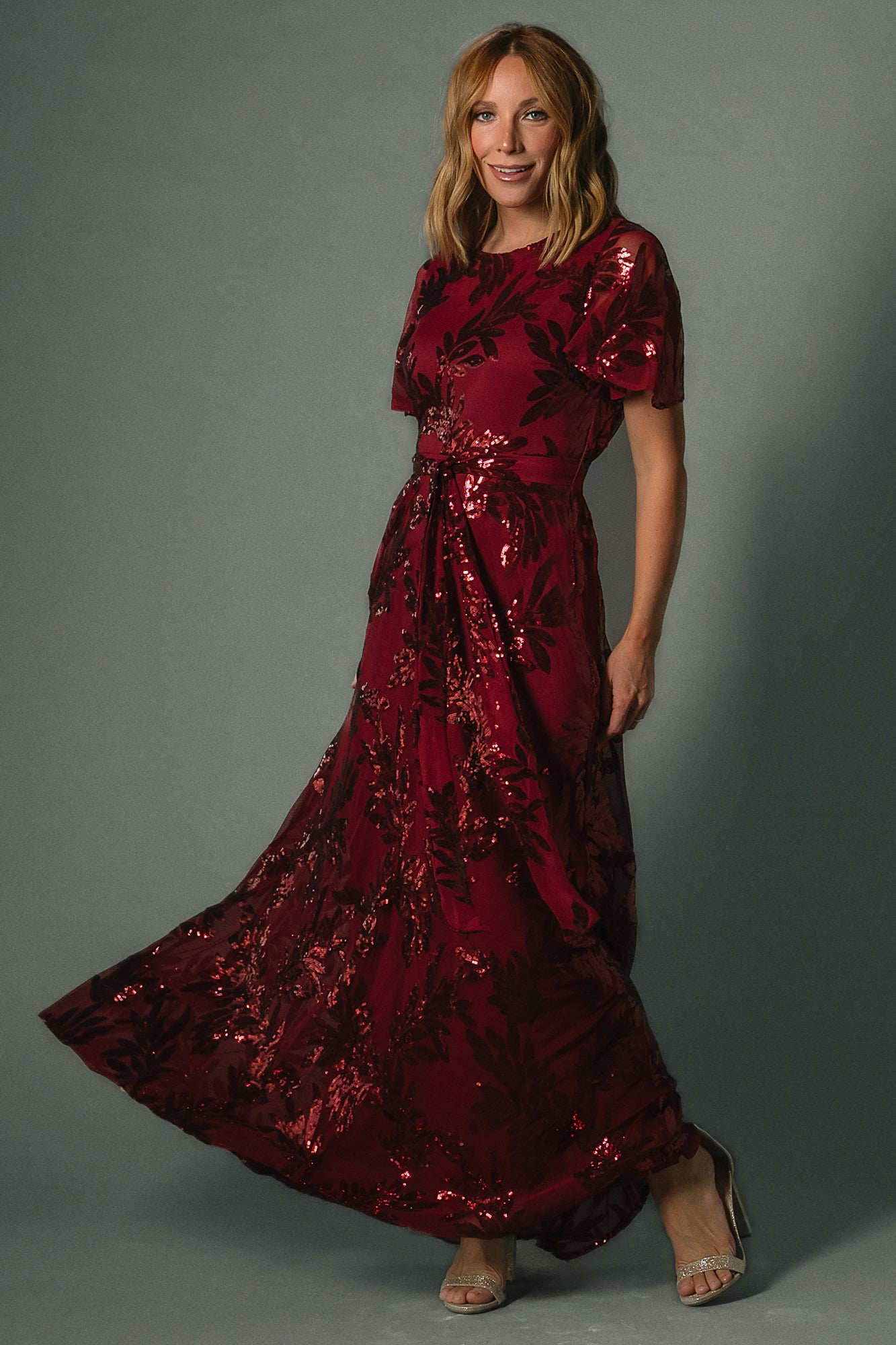 Muse Sequin Maxi Dress | Wine Muse Sequin Maxi Dress | Wine